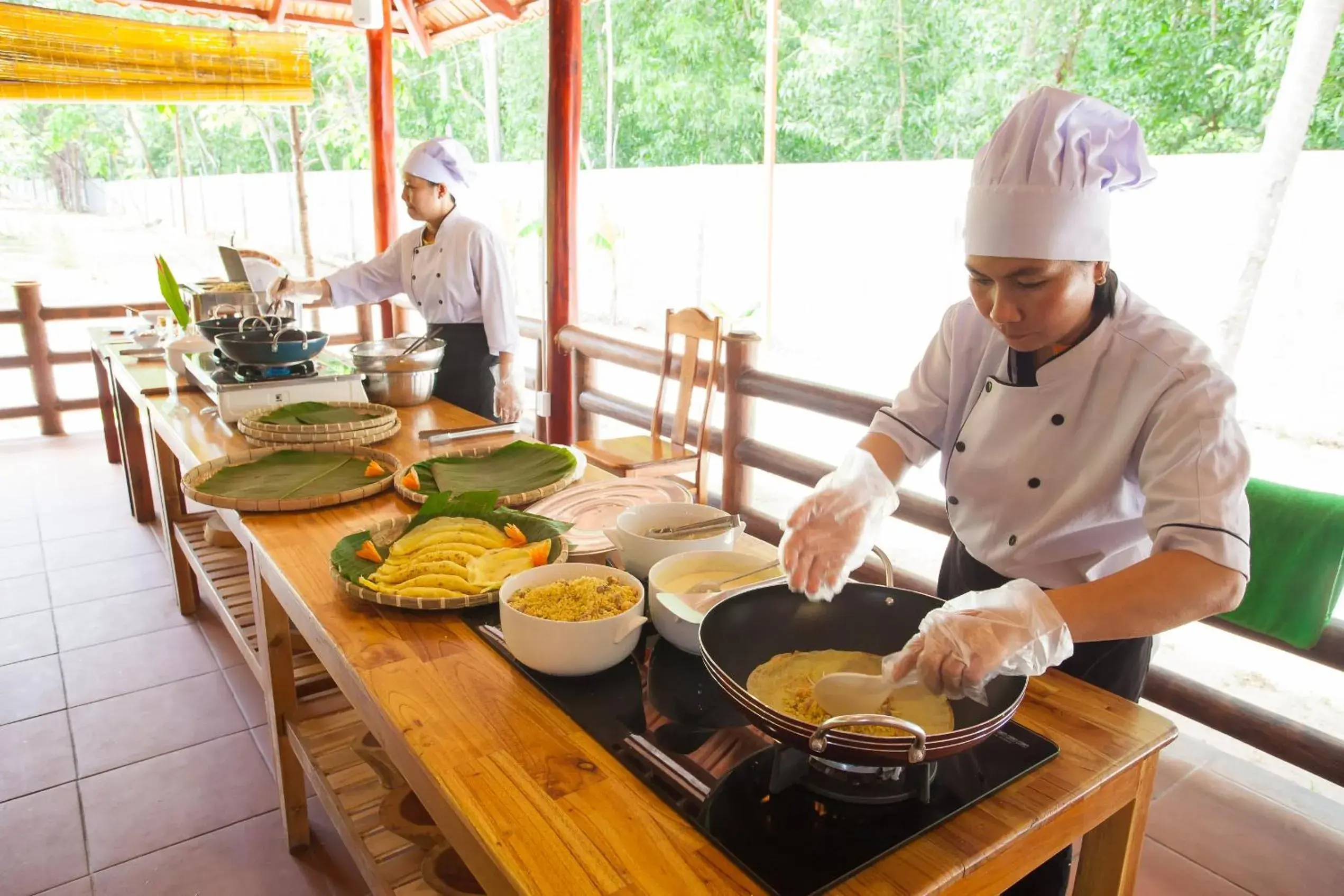 Food in The Garden House Phu Quoc Resort