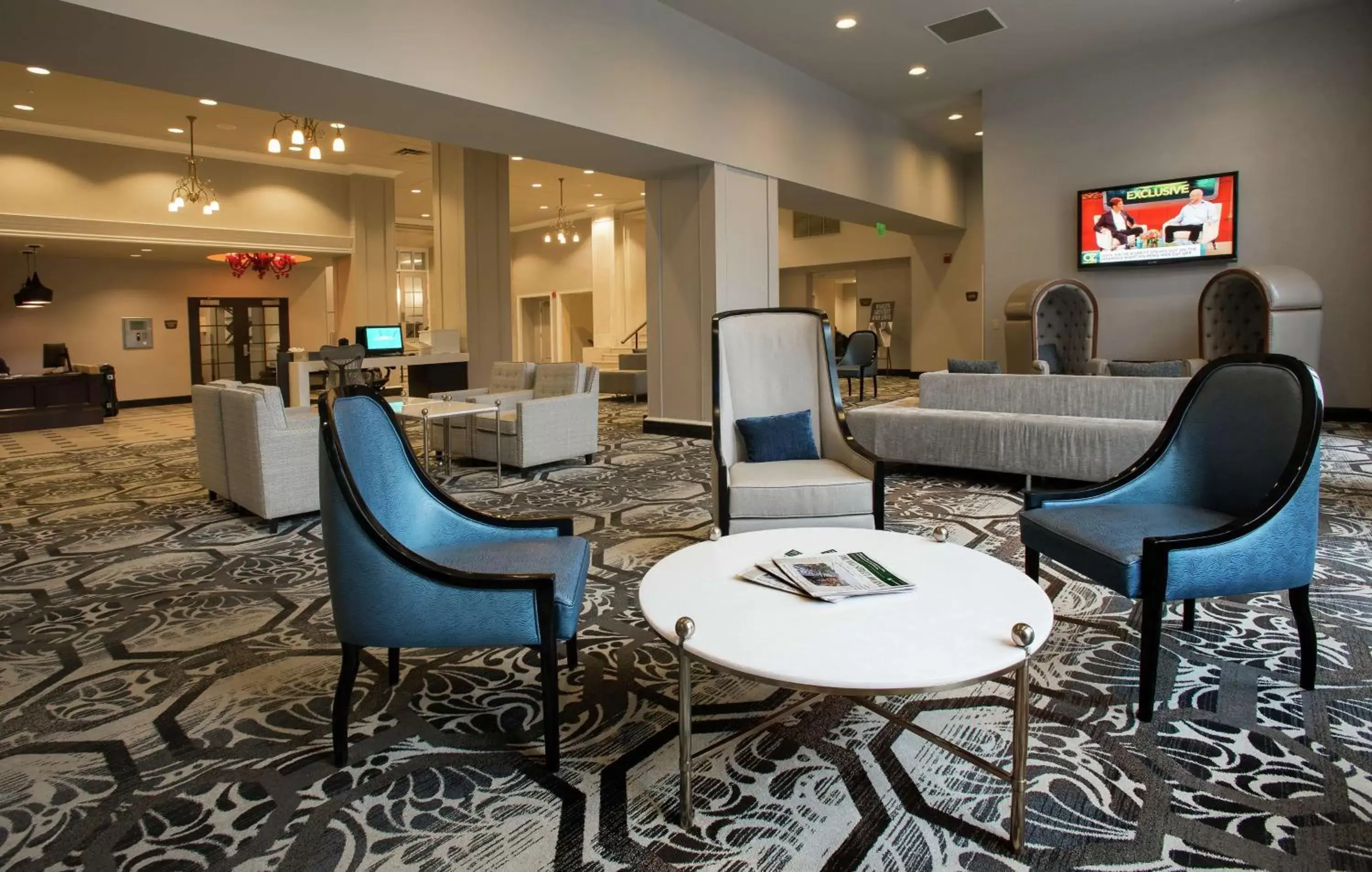 Lobby or reception, Lobby/Reception in DoubleTree Suites by Hilton Hotel Detroit Downtown - Fort Shelby