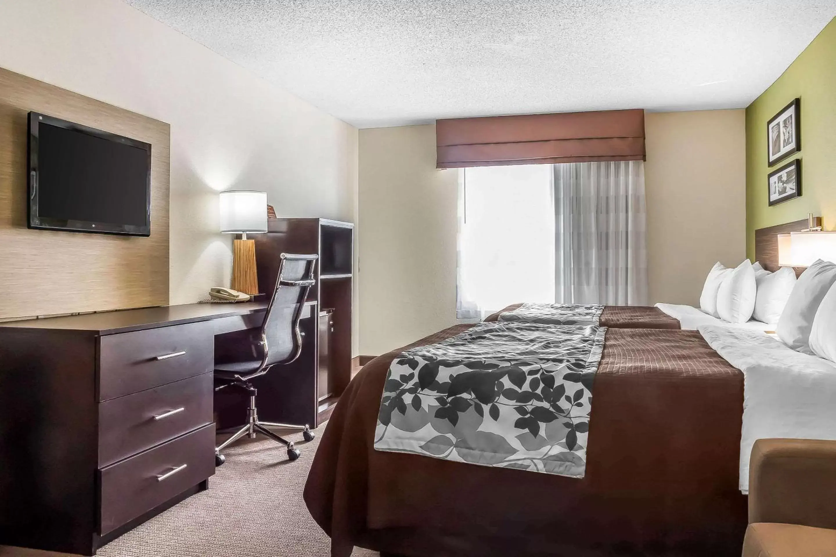 Photo of the whole room, Bed in Sleep Inn & Suites Dothan North