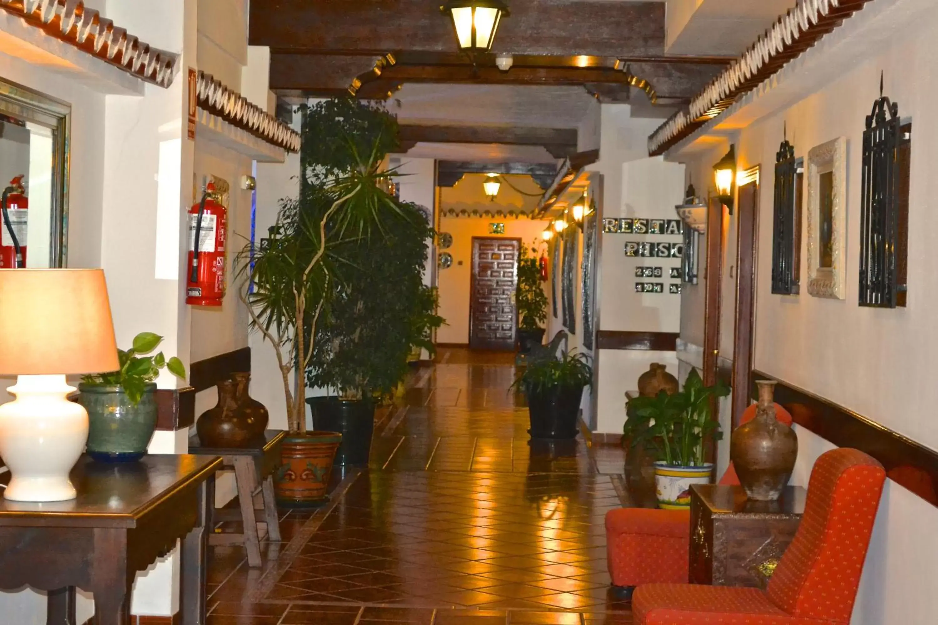 Patio in Hotel Las Rampas