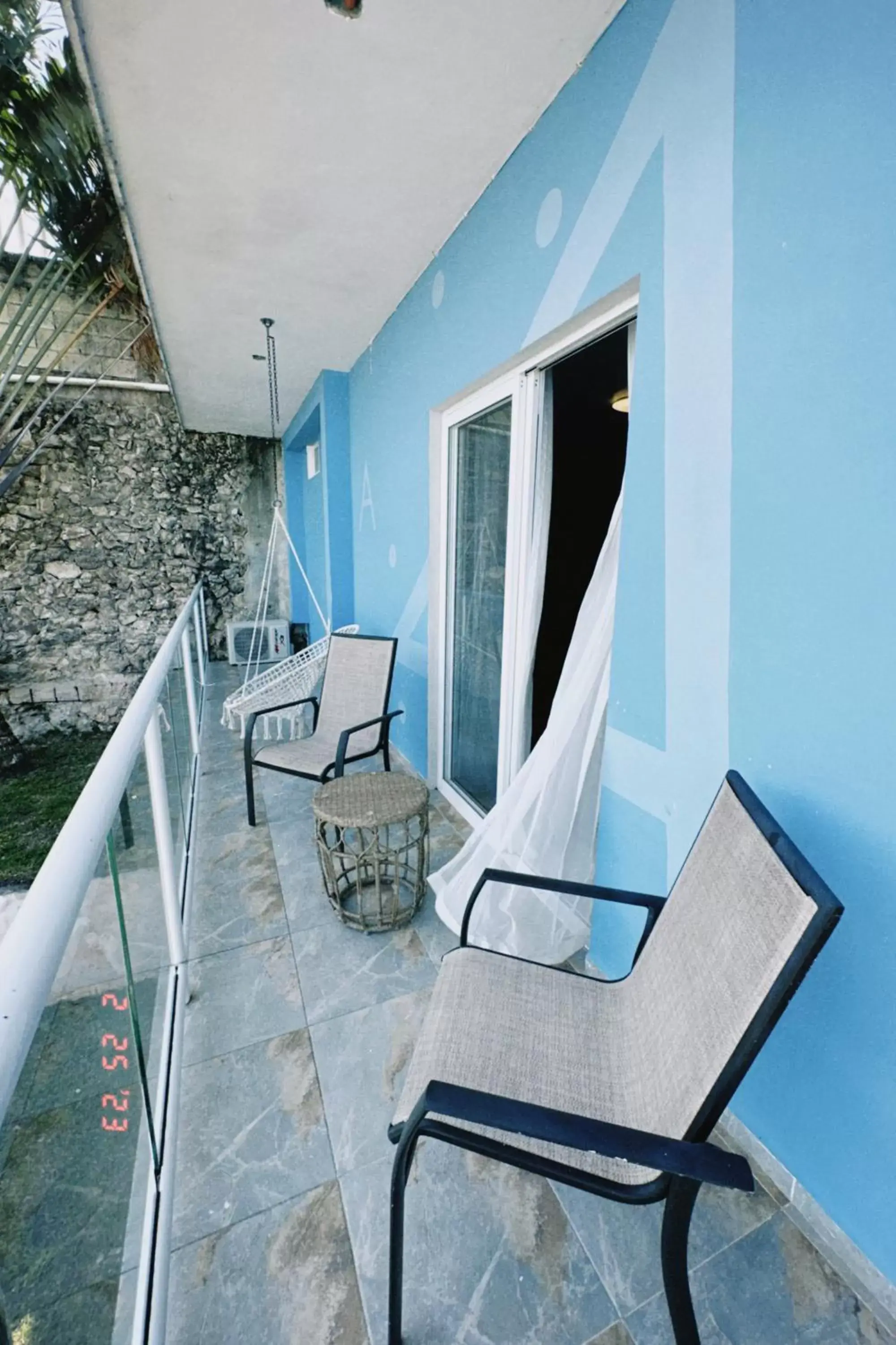 Balcony/Terrace in Hotel Awazul Bacalar