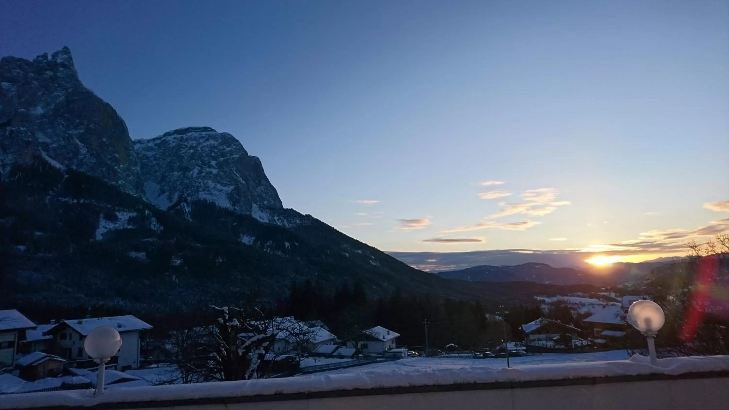 Nearby landmark, Winter in Villa Rier