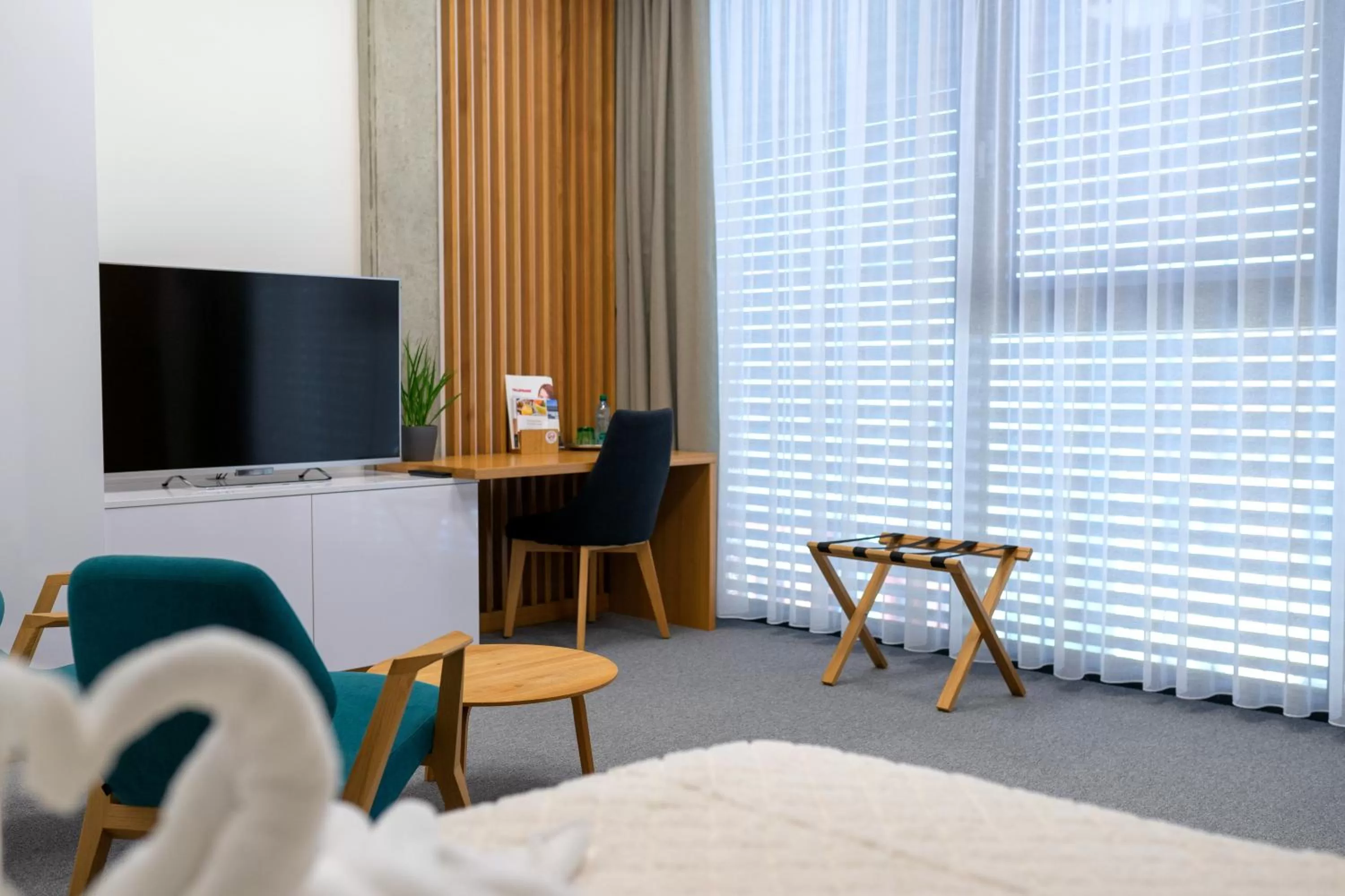 Bed in Hotel Smetanova