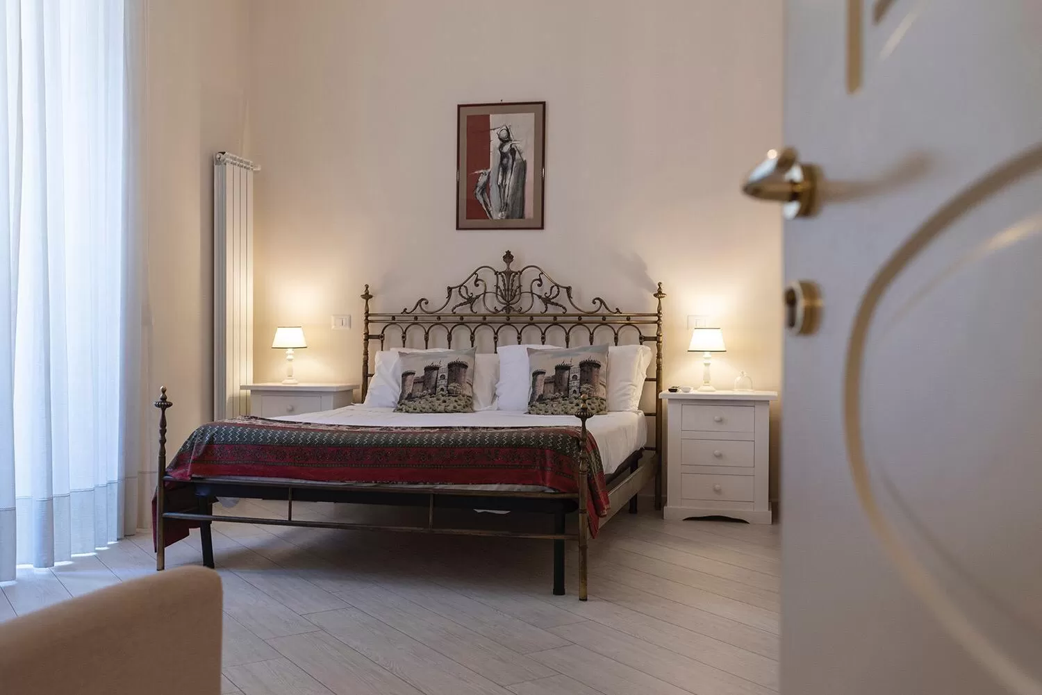 Bedroom, Bed in Domus Borbonica