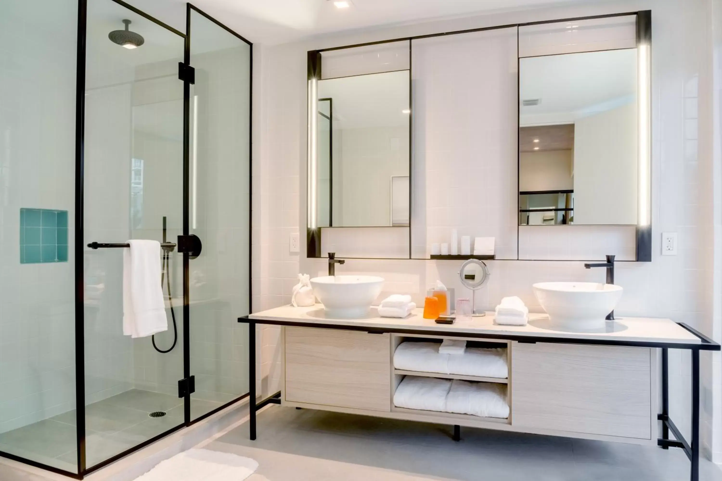 Shower, Bathroom in Hyde Suites Midtown Miami