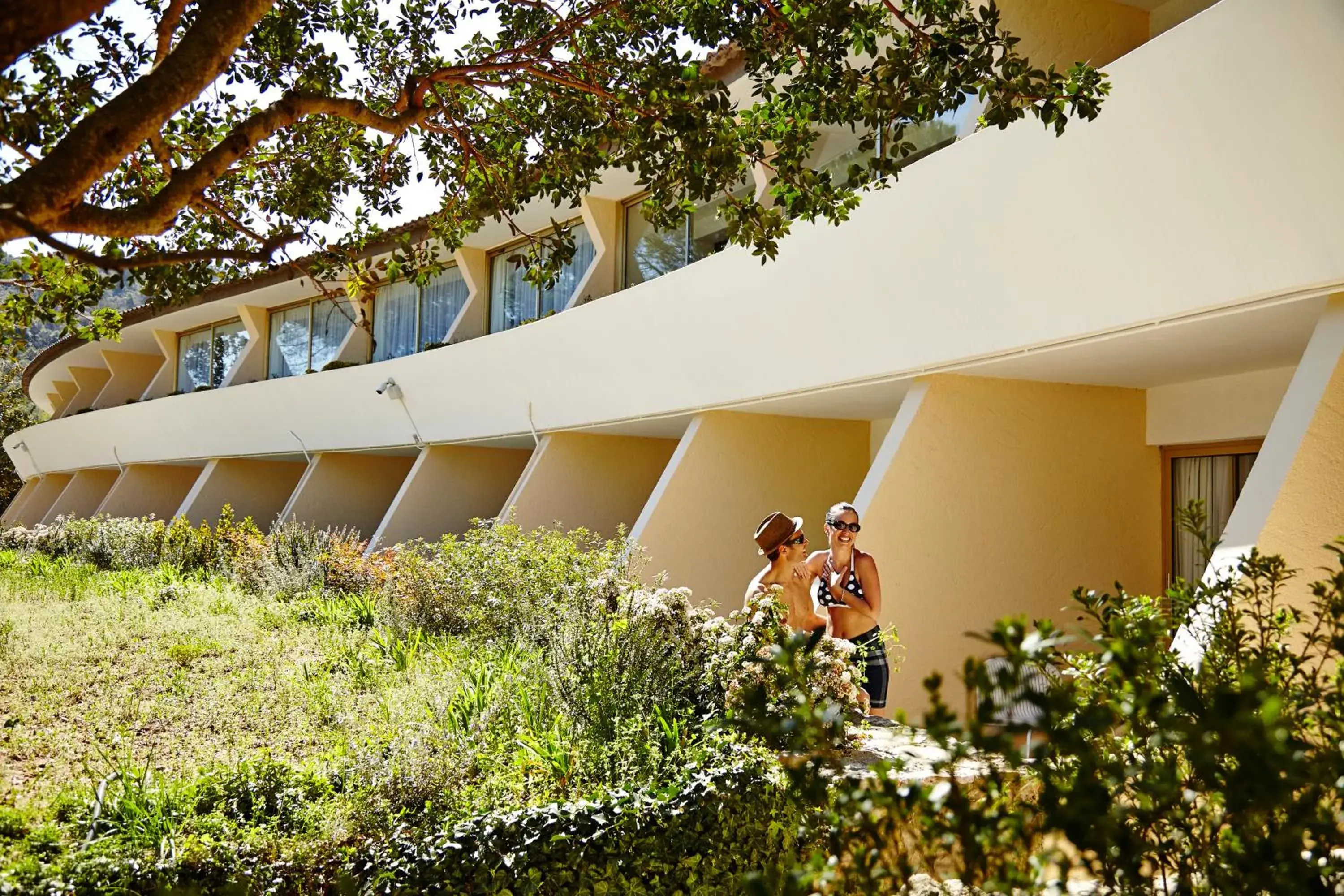 Facade/entrance in Hotel Restaurant La Vague de Saint Paul & Spa