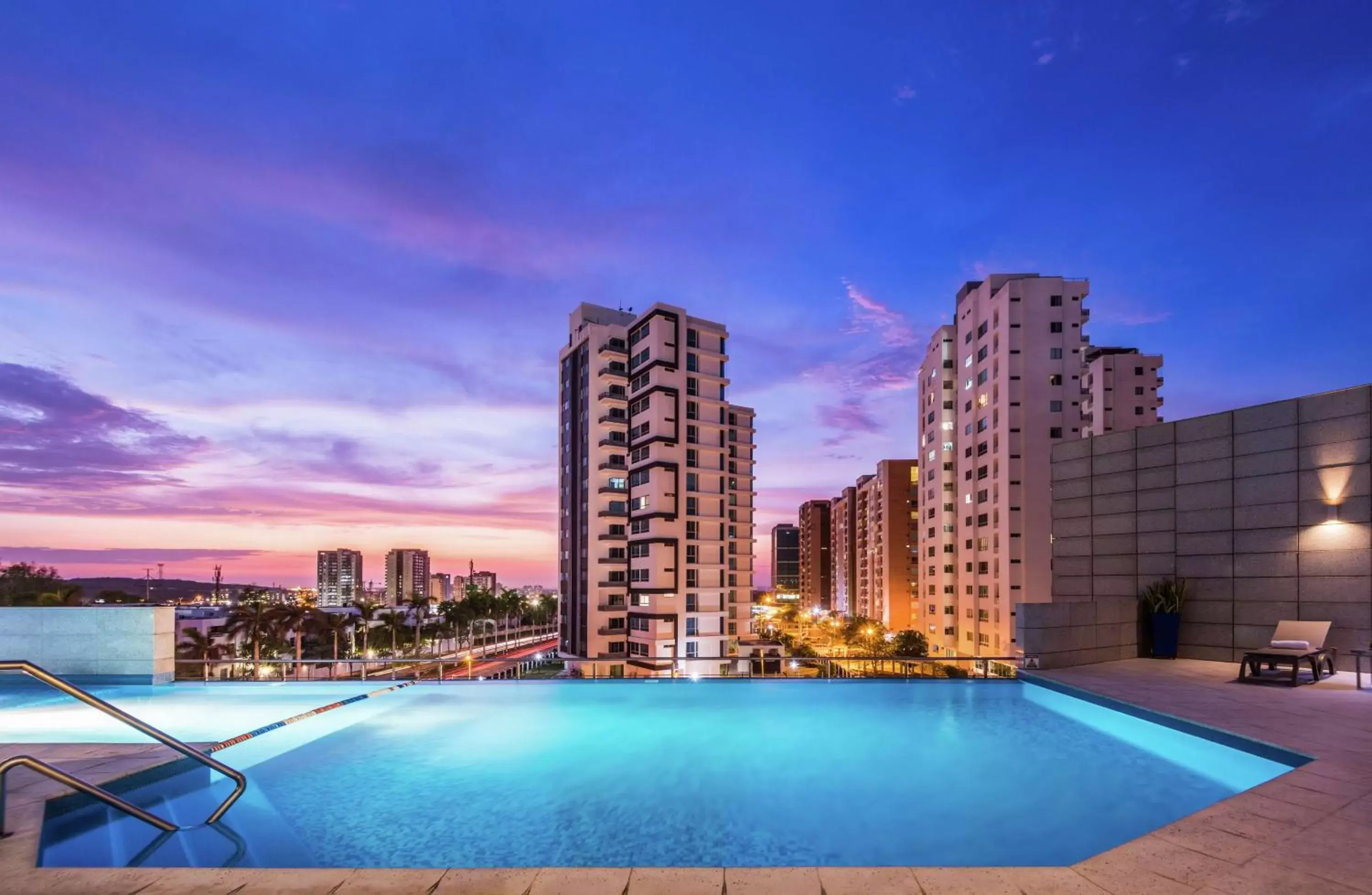 Pool view, Swimming Pool in Hilton Garden Inn Barranquilla