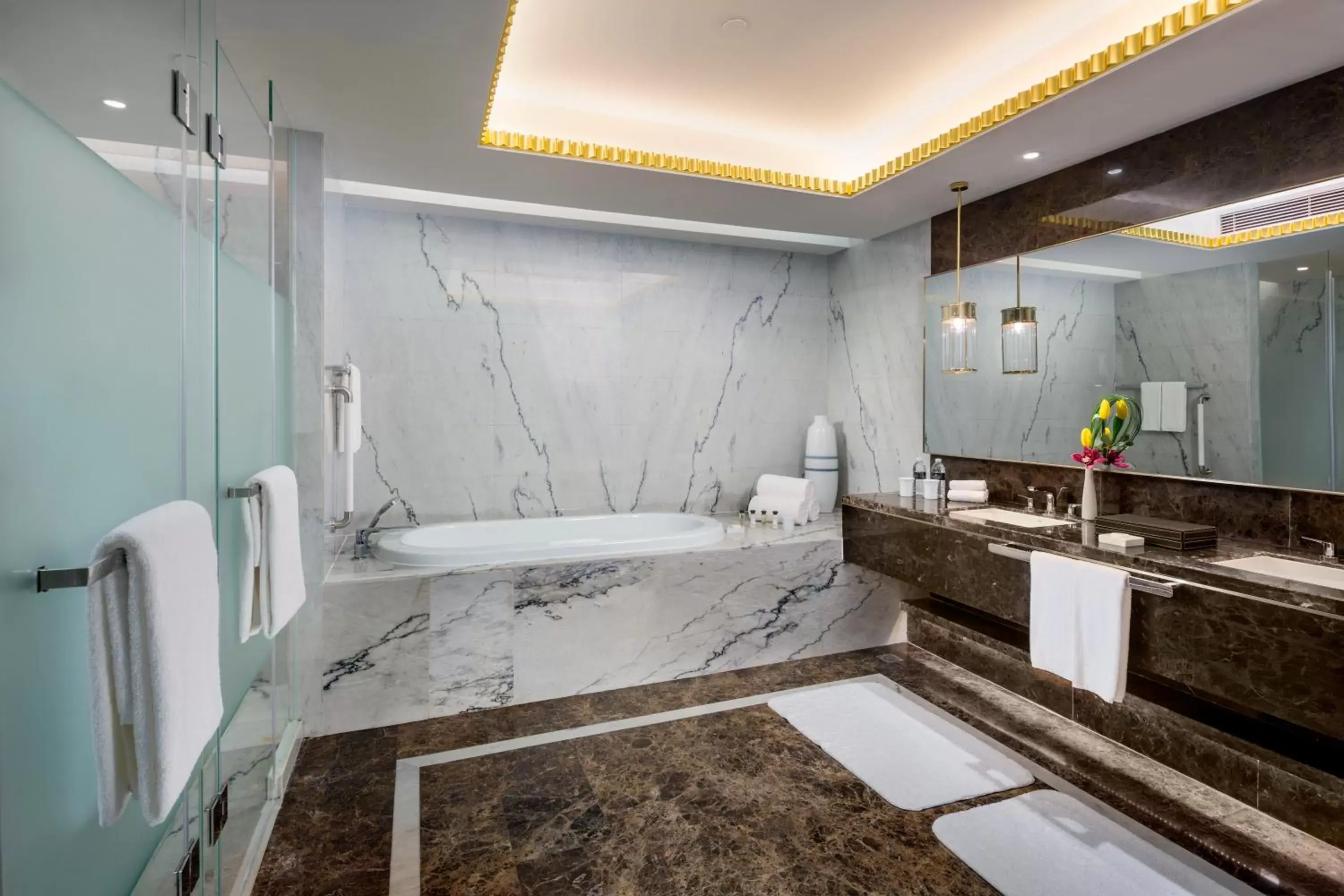 Bathroom in InterContinental Shanghai Jing' An, an IHG Hotel