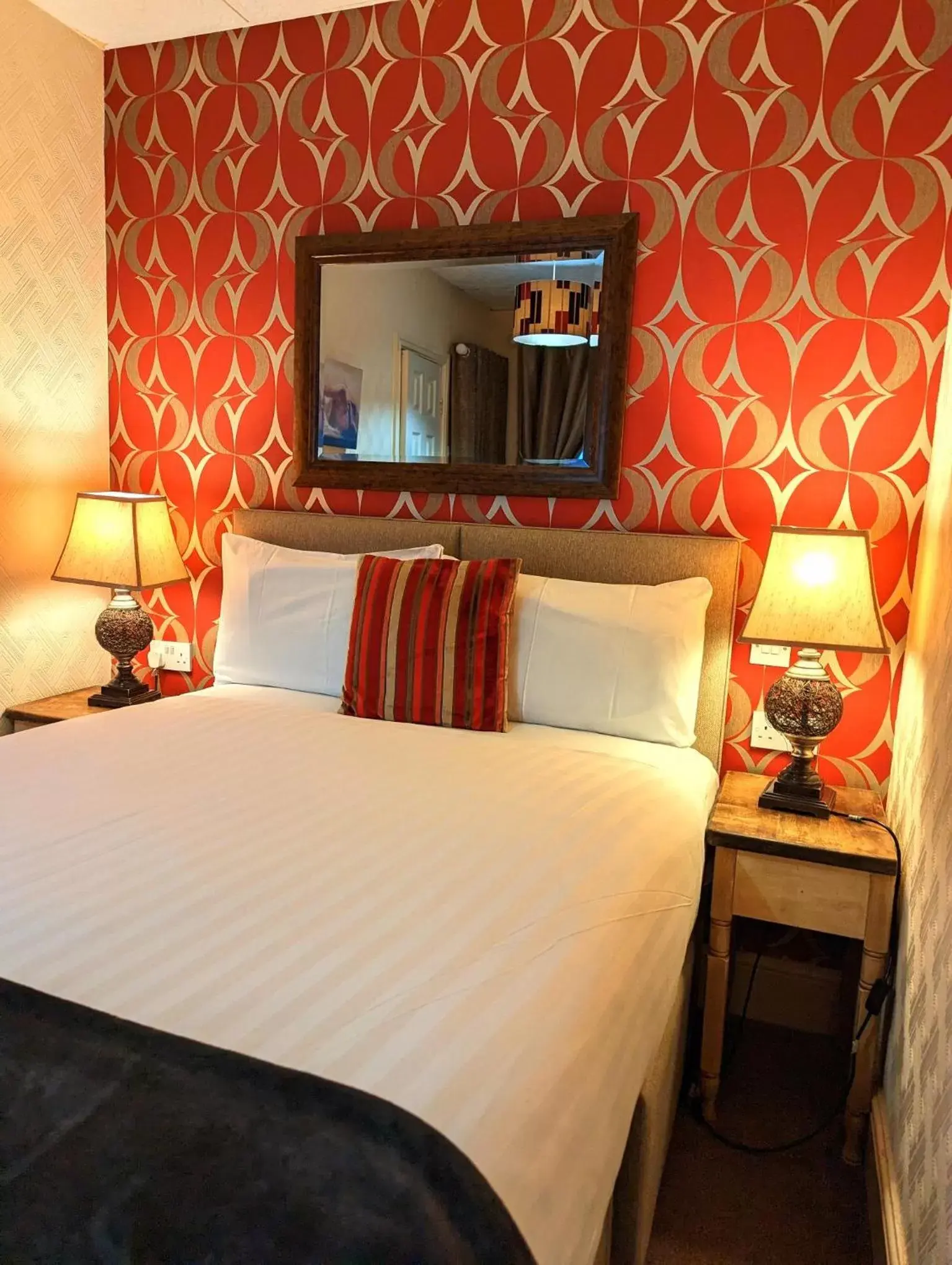 Bed in Brookside Hotel & Restaurant