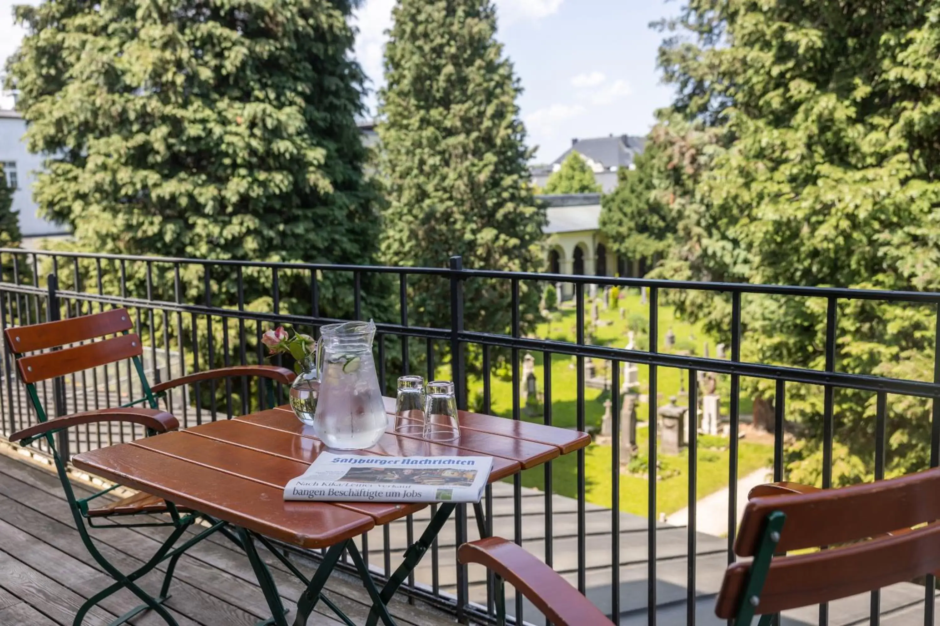 Balcony/Terrace in Boutiquehotel Amadeus