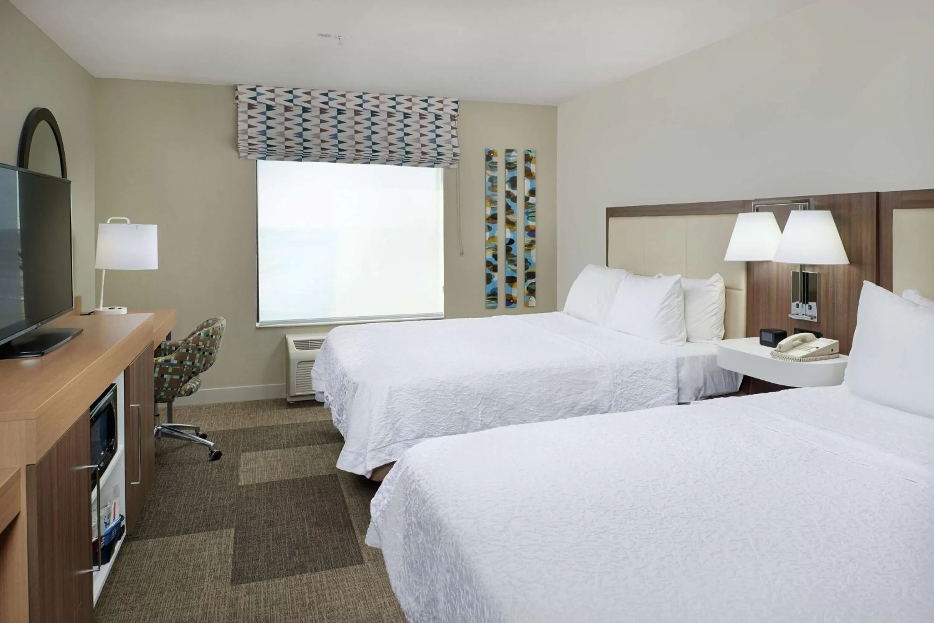 Queen Suite with Two Queen Beds - Mobility/Hearing Accessible - Non-Smoking in Hampton Inn & Suites Rogers