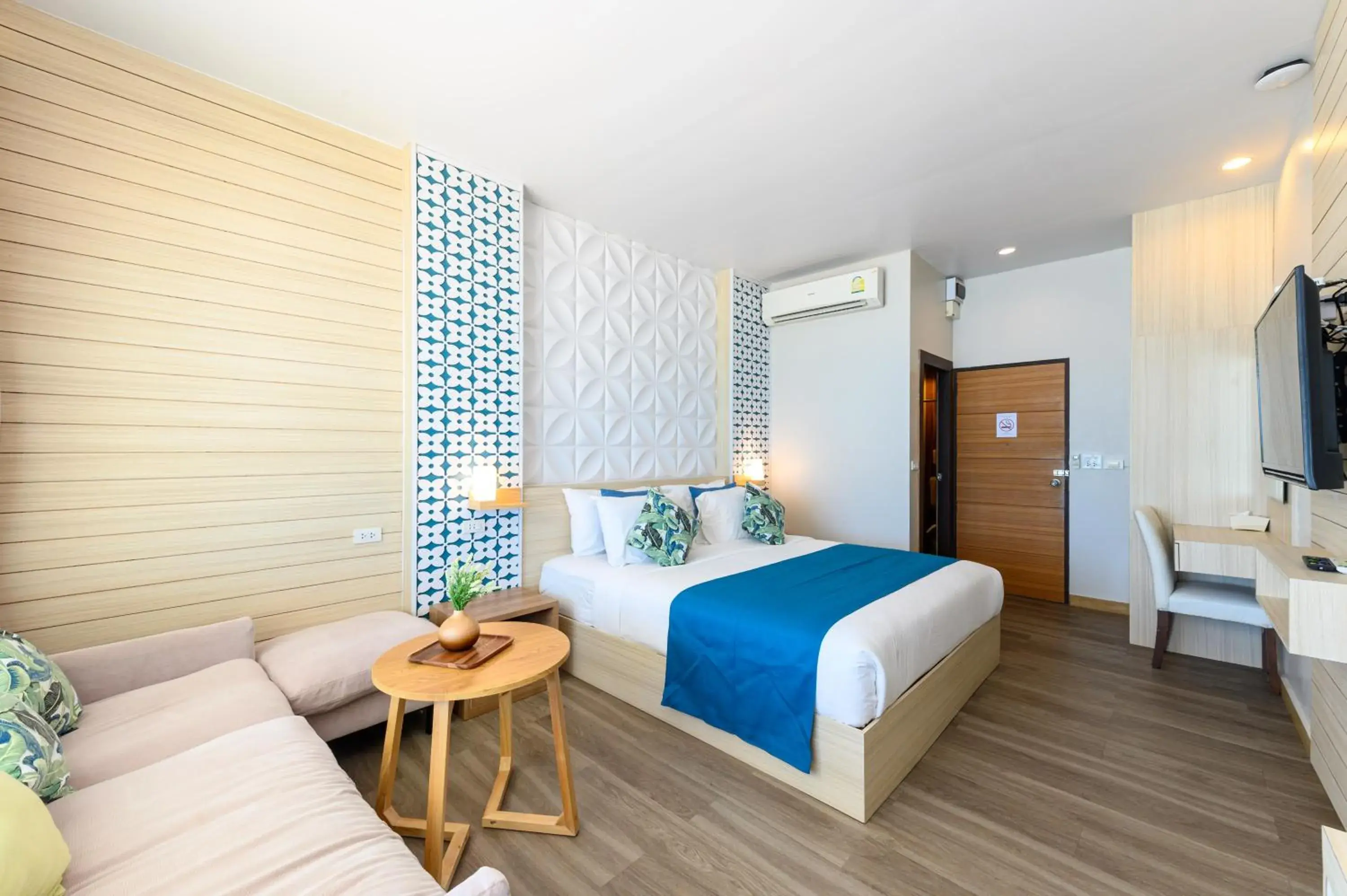 Bed in Maldives Beach Resort