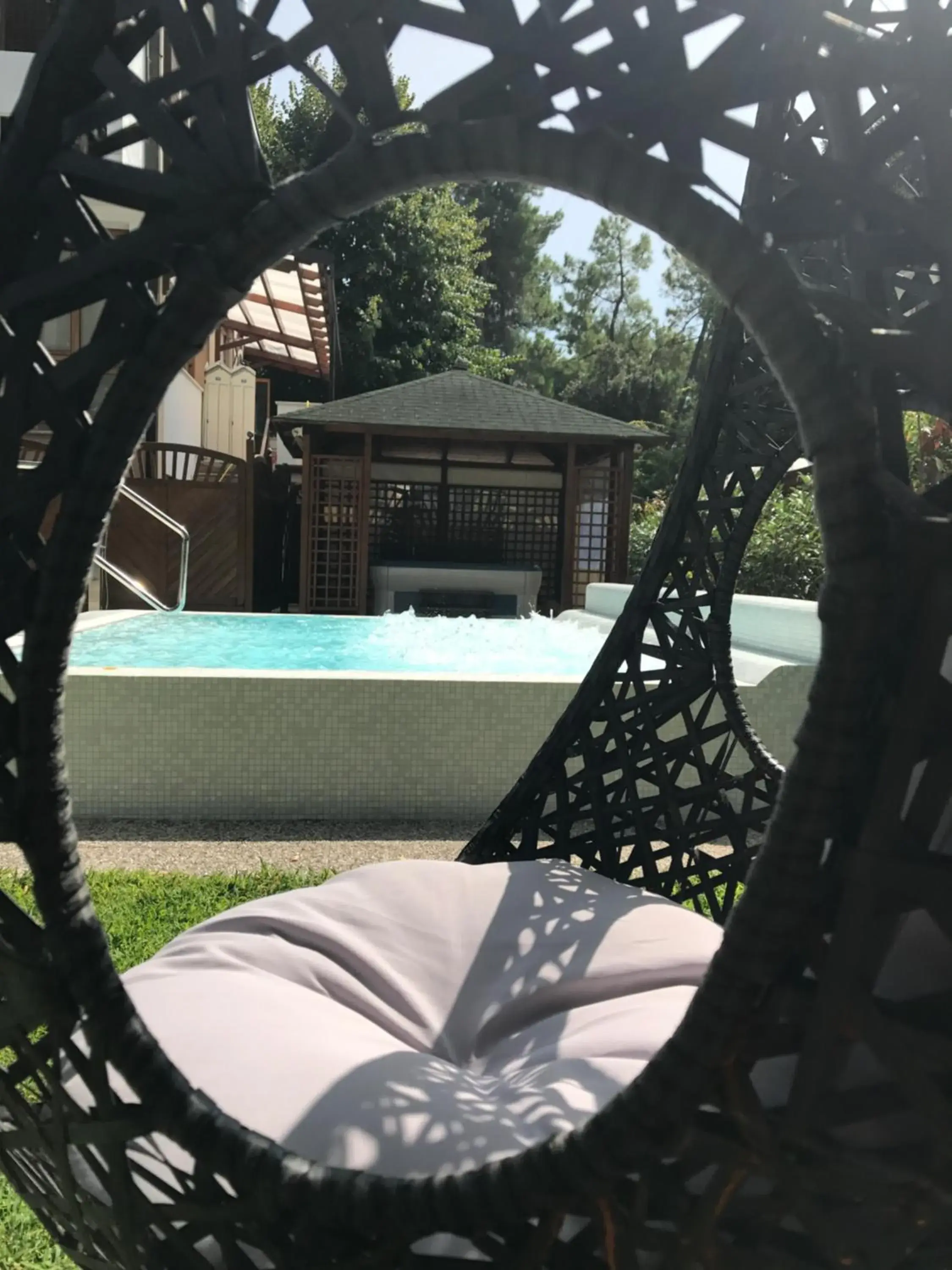 Garden, Swimming Pool in Hotel Mar Del Plata