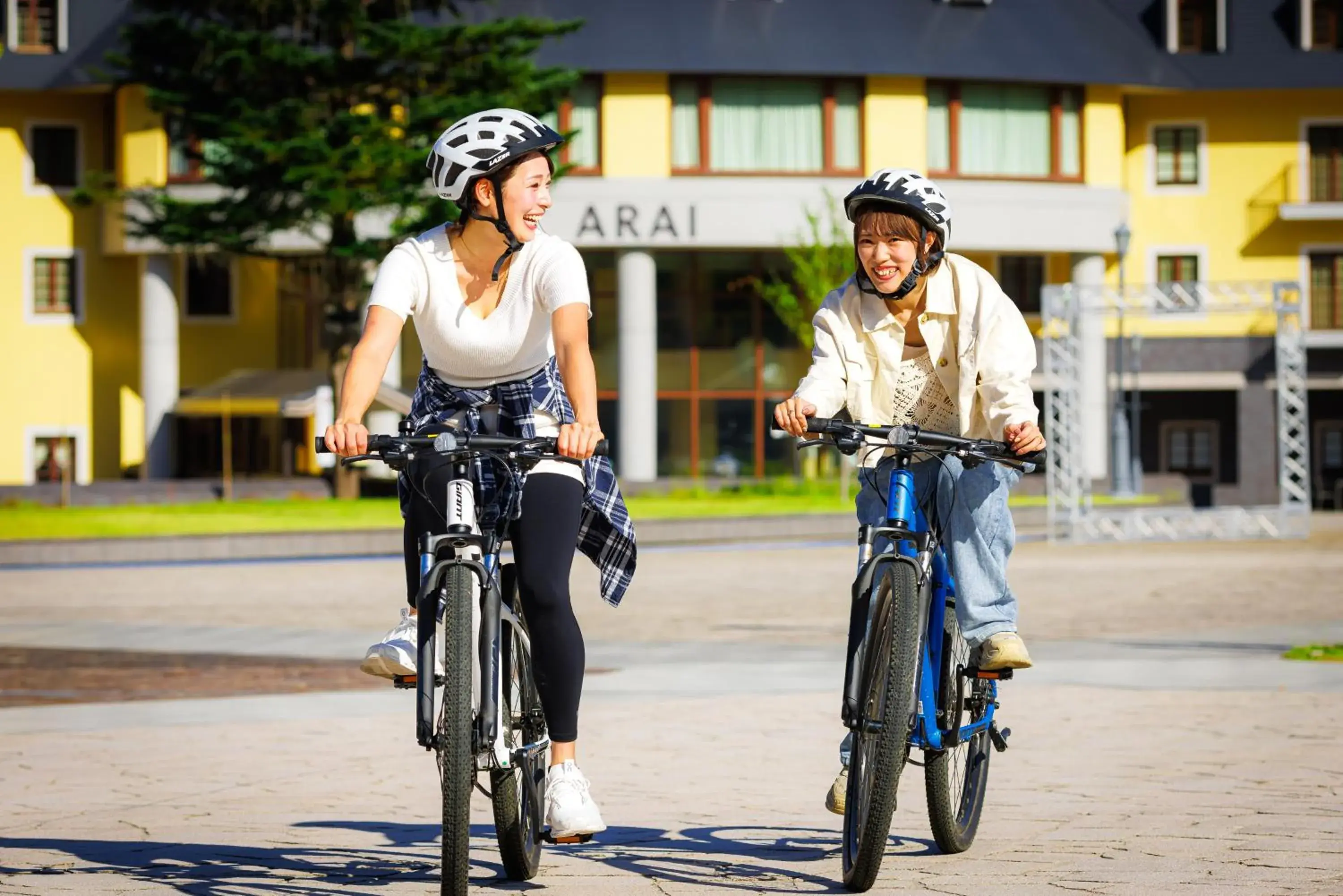 Biking in Lotte Arai Resort