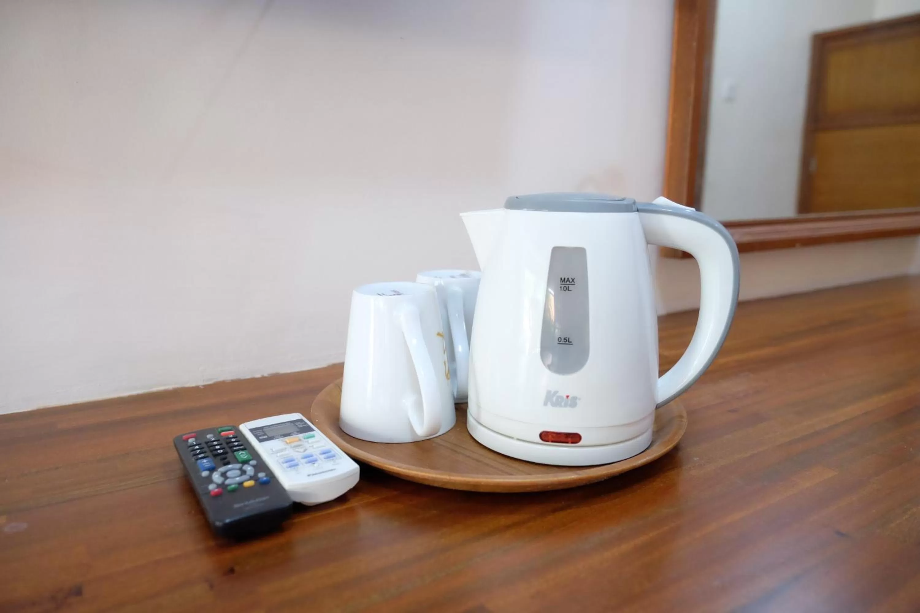 Coffee/tea facilities in Fat Yogi Cottages