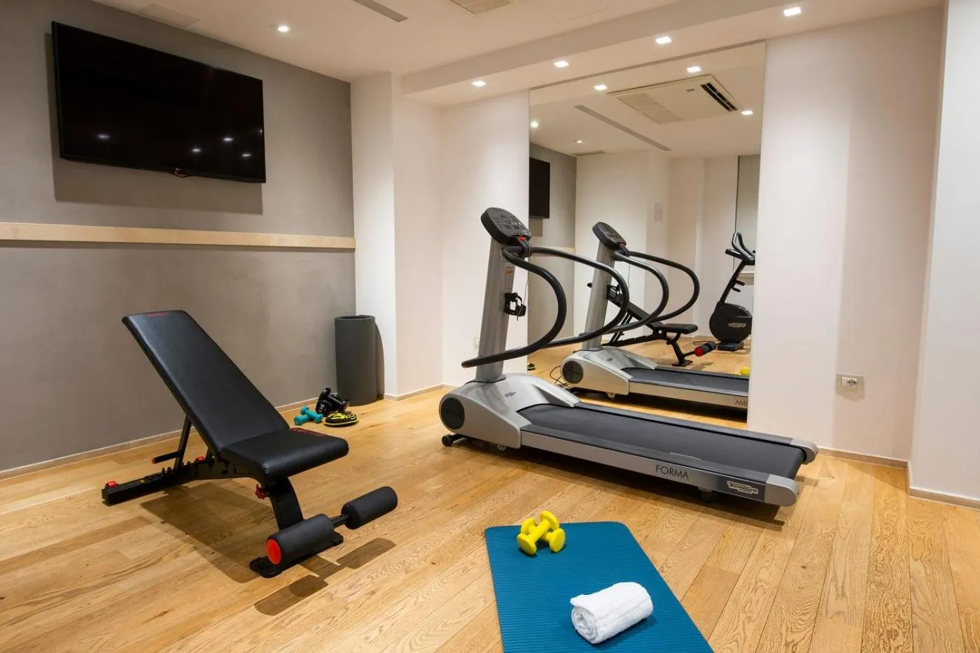 Fitness centre/facilities in Hotel Dimorae Rooms and Suites - Apartments