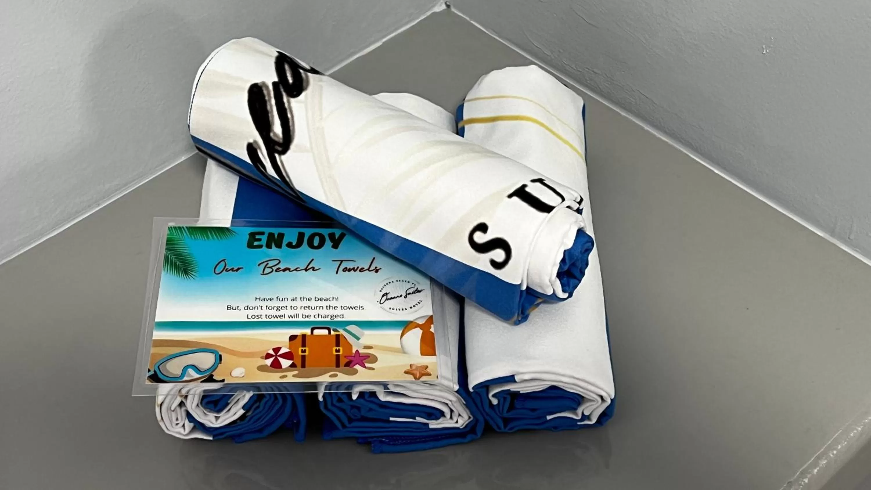 towels in Oceano Suites Daytona Beach