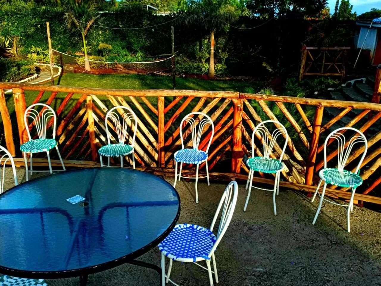 Pool View in Vienna Woods Hotel Nakuru