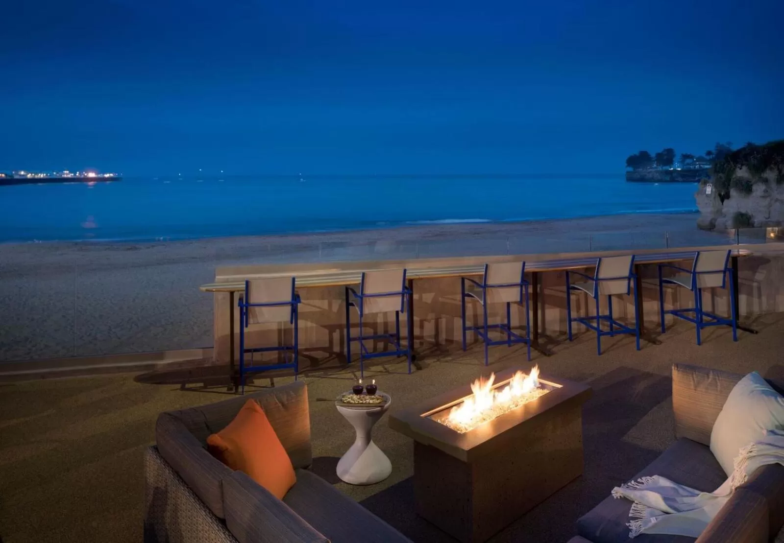 Beach in Dream Inn Santa Cruz