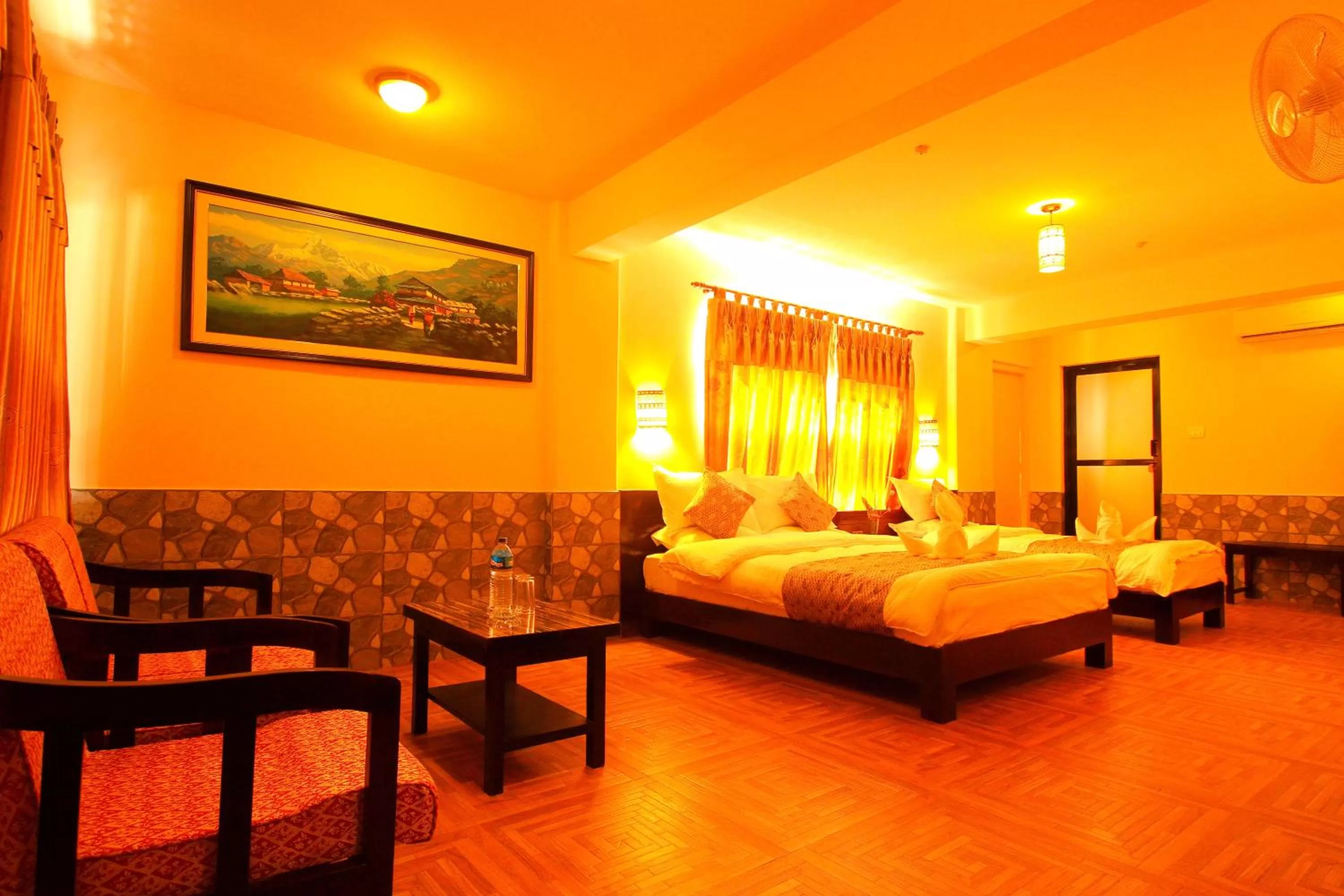 Decorative detail, Bed in Hotel Splendid View