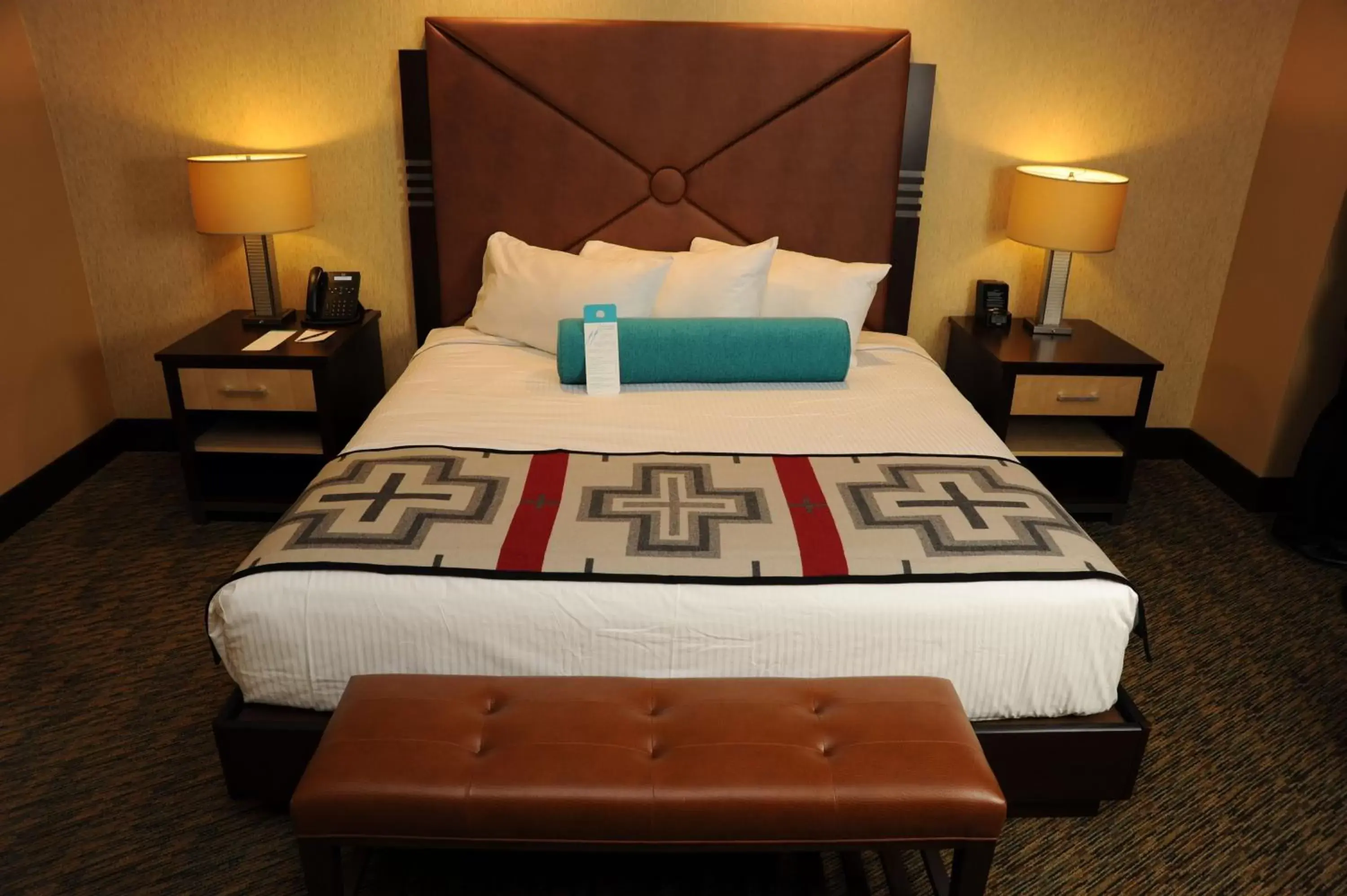 Bed in Twin Arrows Navajo Casino Resort