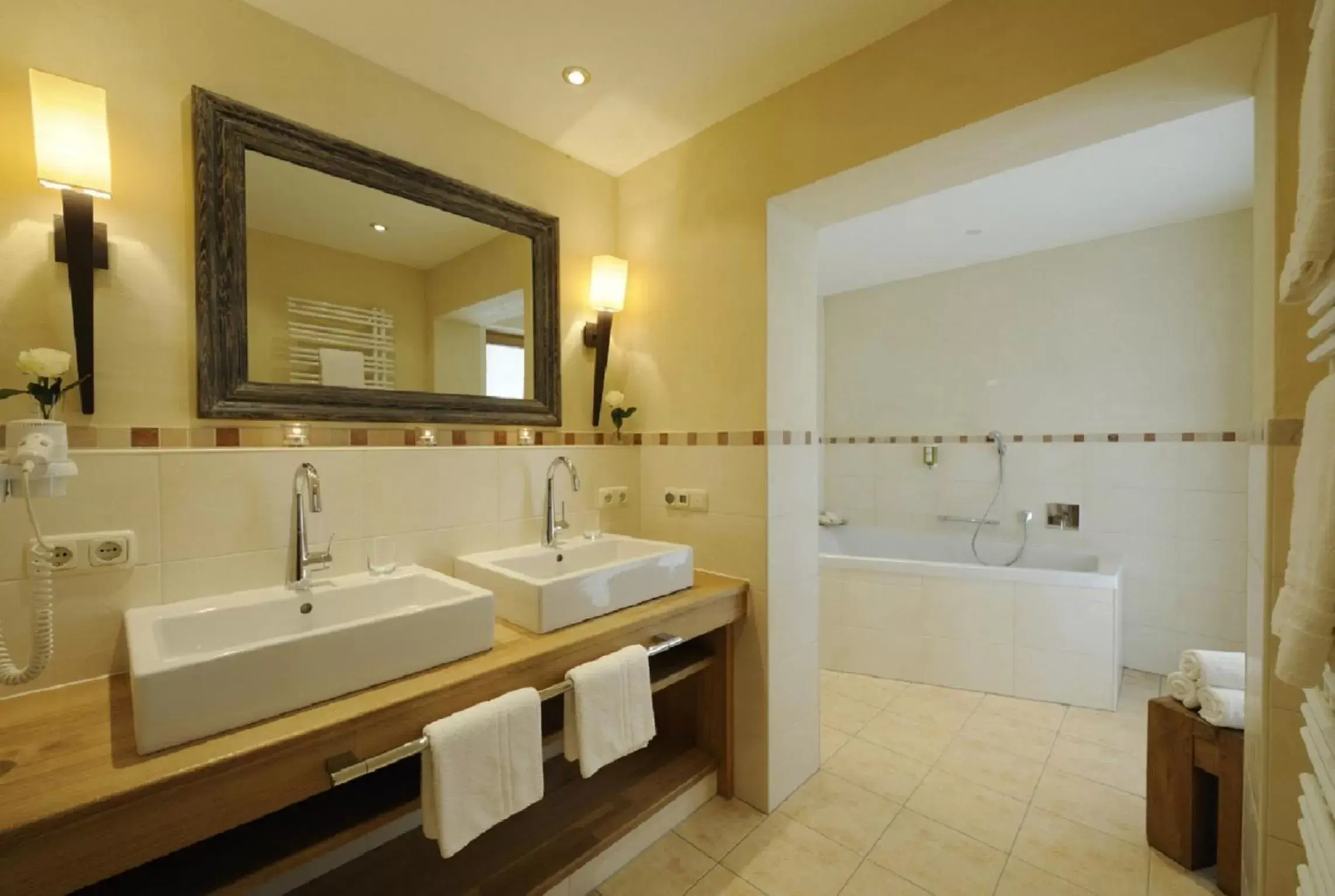 Bathroom in Hotel Staudacherhof History & Lifestyle