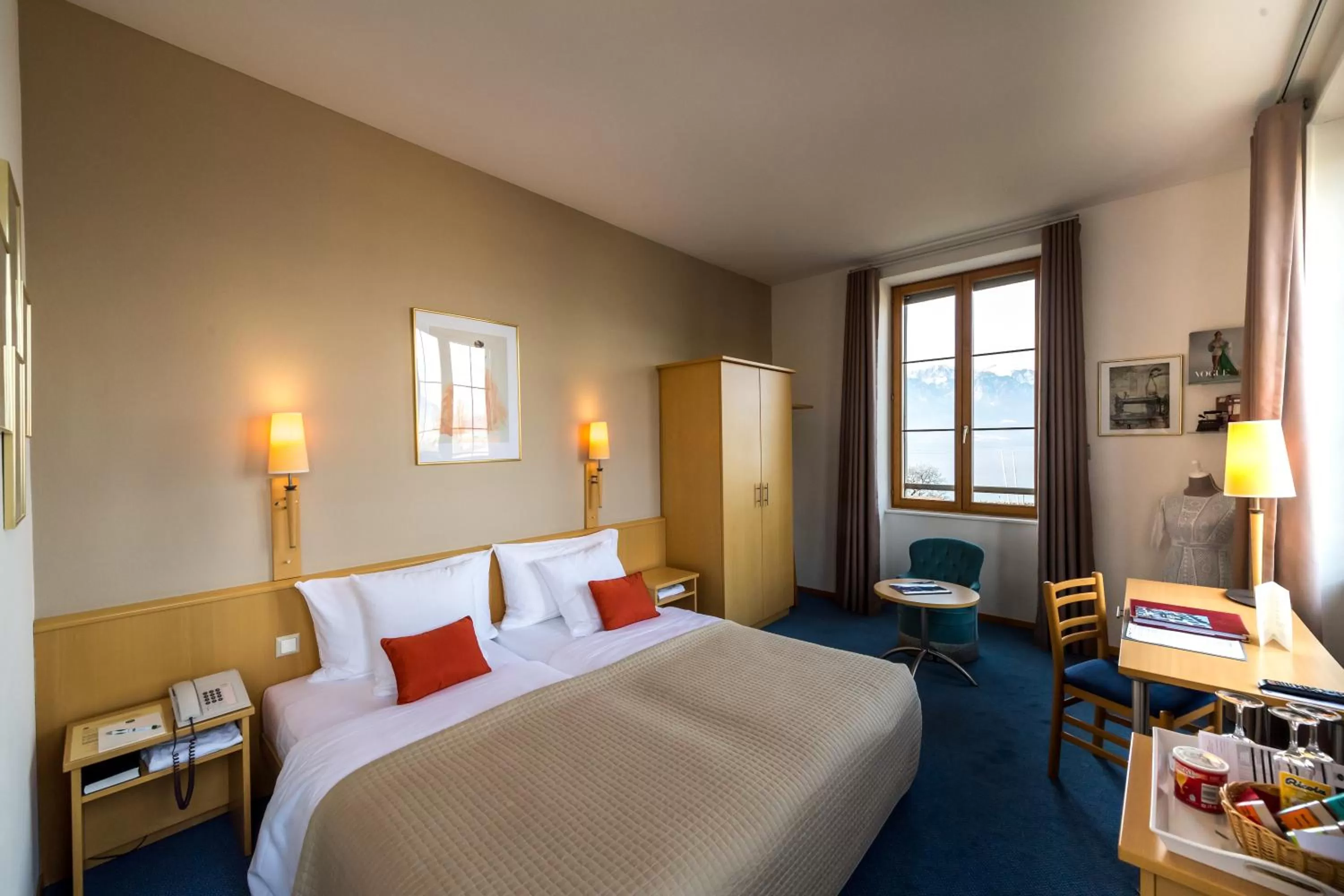 Photo of the whole room, Bed in Hôtel Bon Rivage