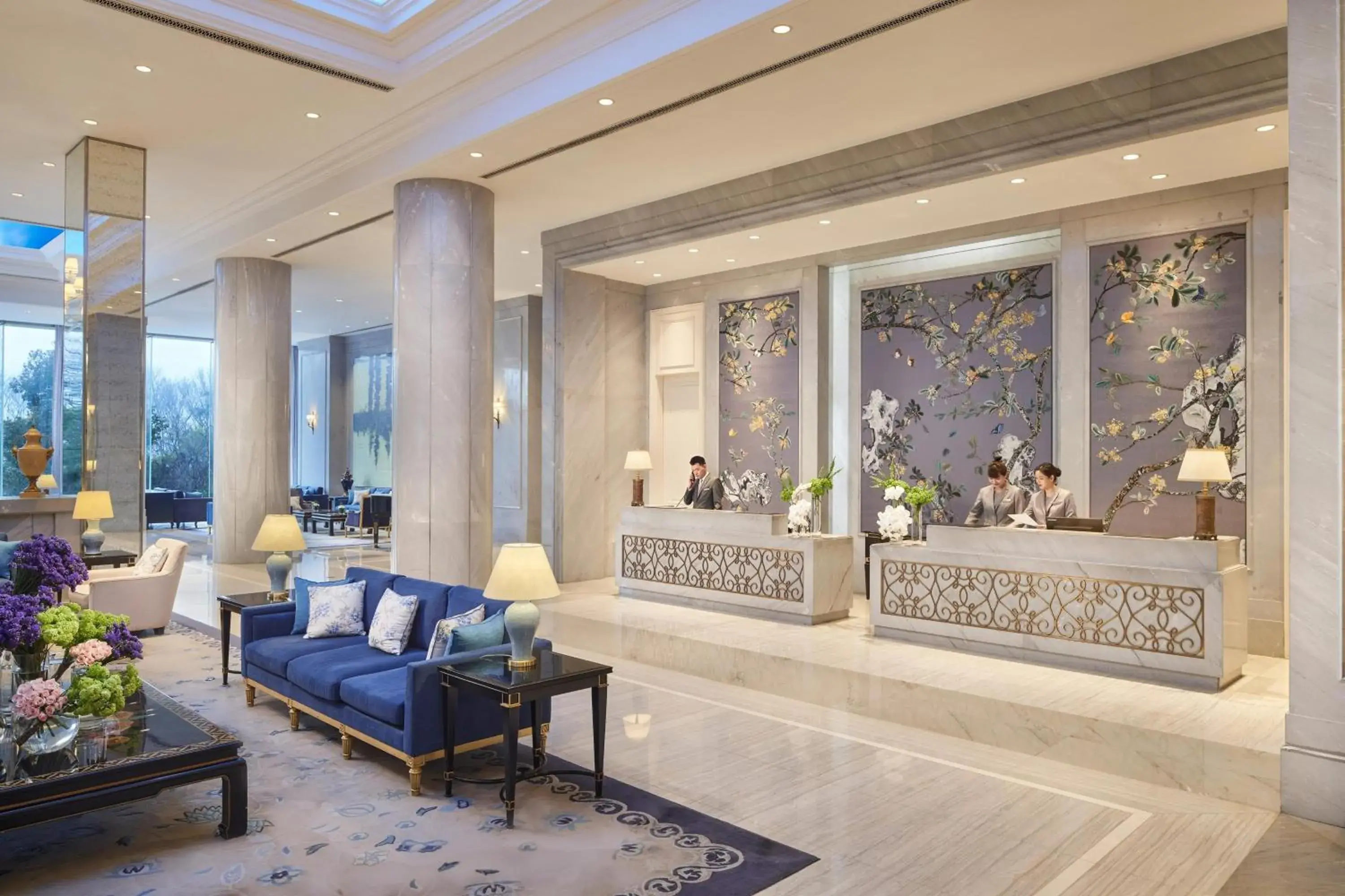 Lobby or reception, Lobby/Reception in The Azure Qiantang, a Luxury Collection Hotel, Hangzhou
