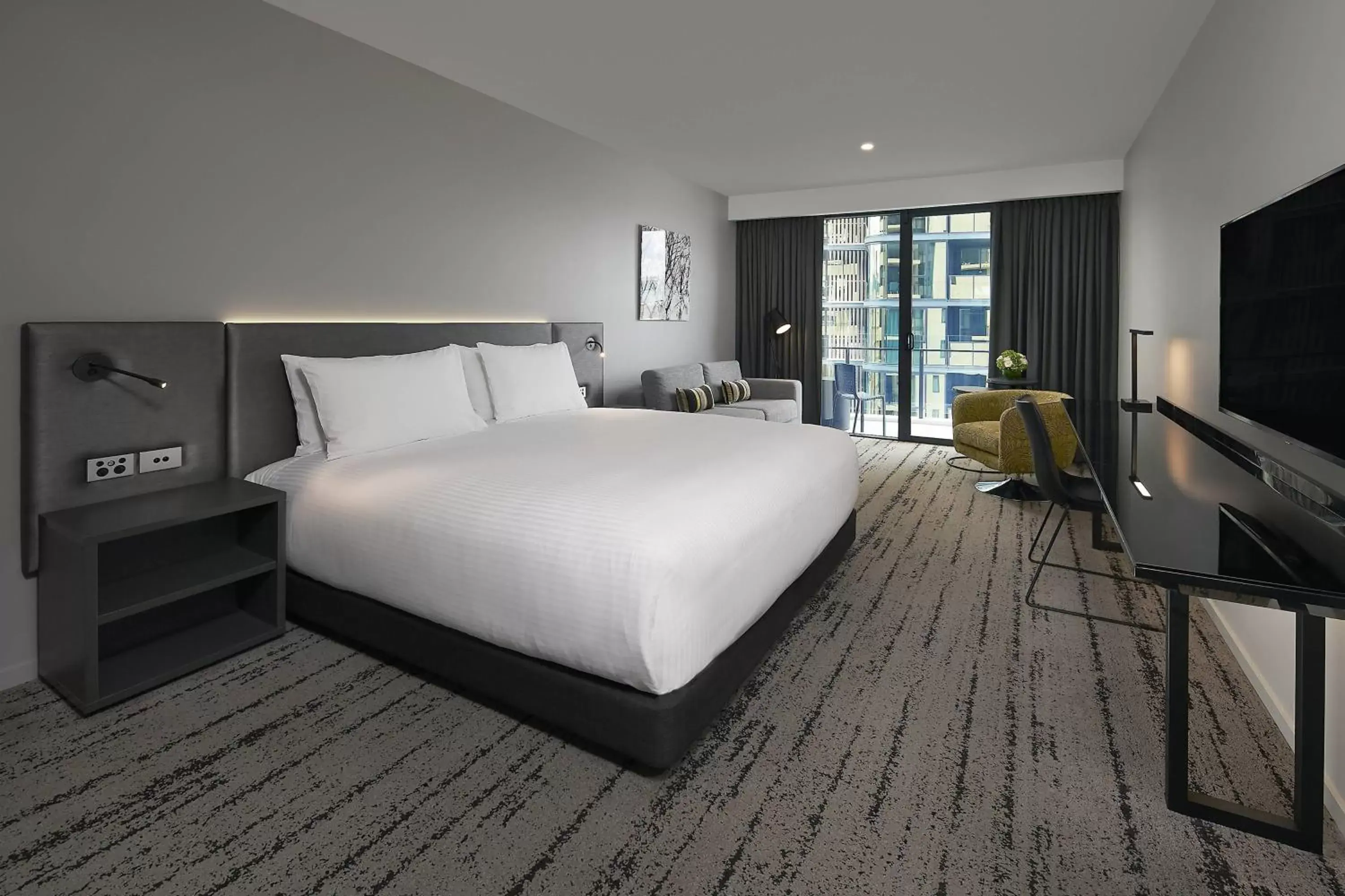 Bedroom, Bed in Courtyard by Marriott Brisbane South Bank