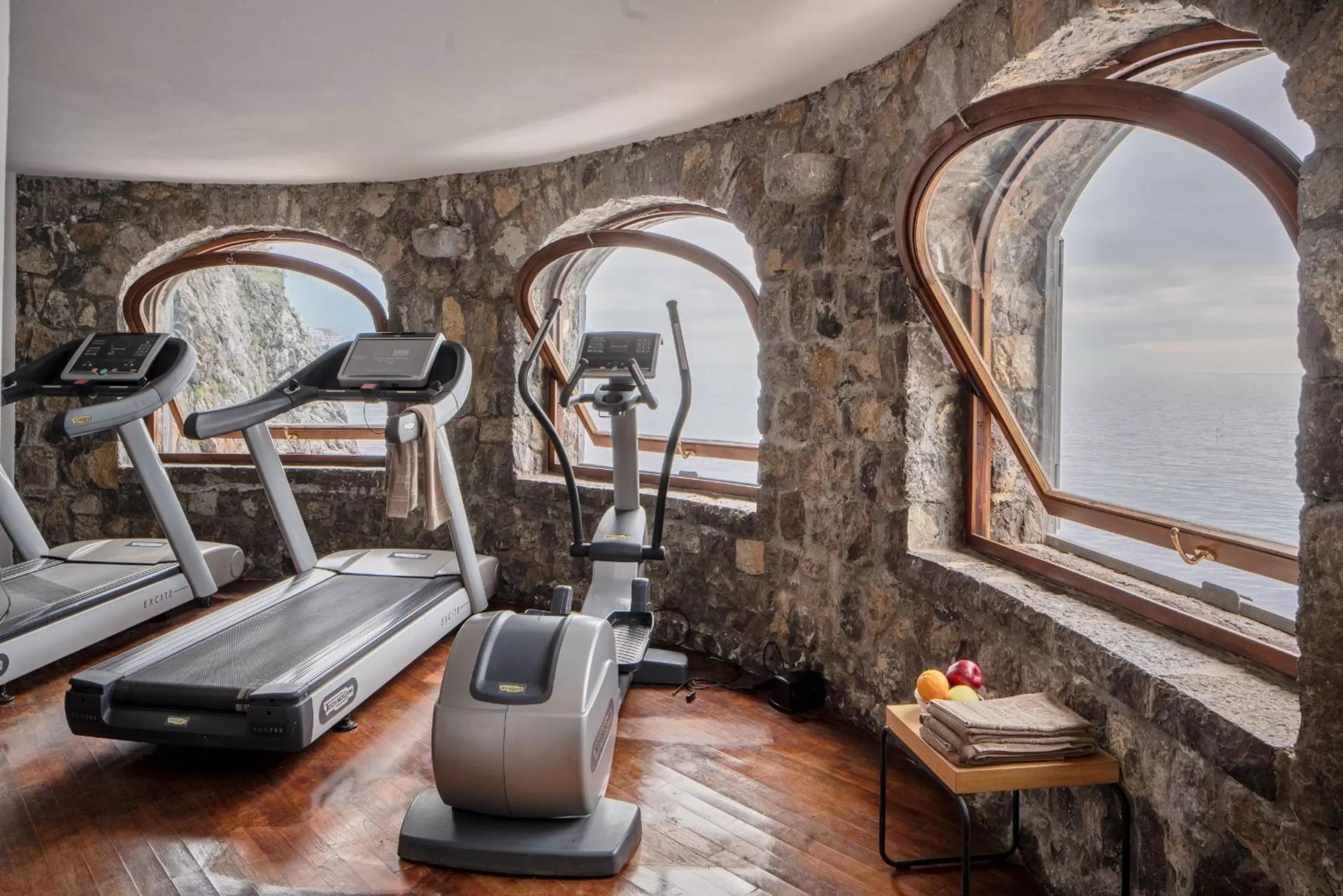Fitness centre/facilities in Hotel Santa Caterina