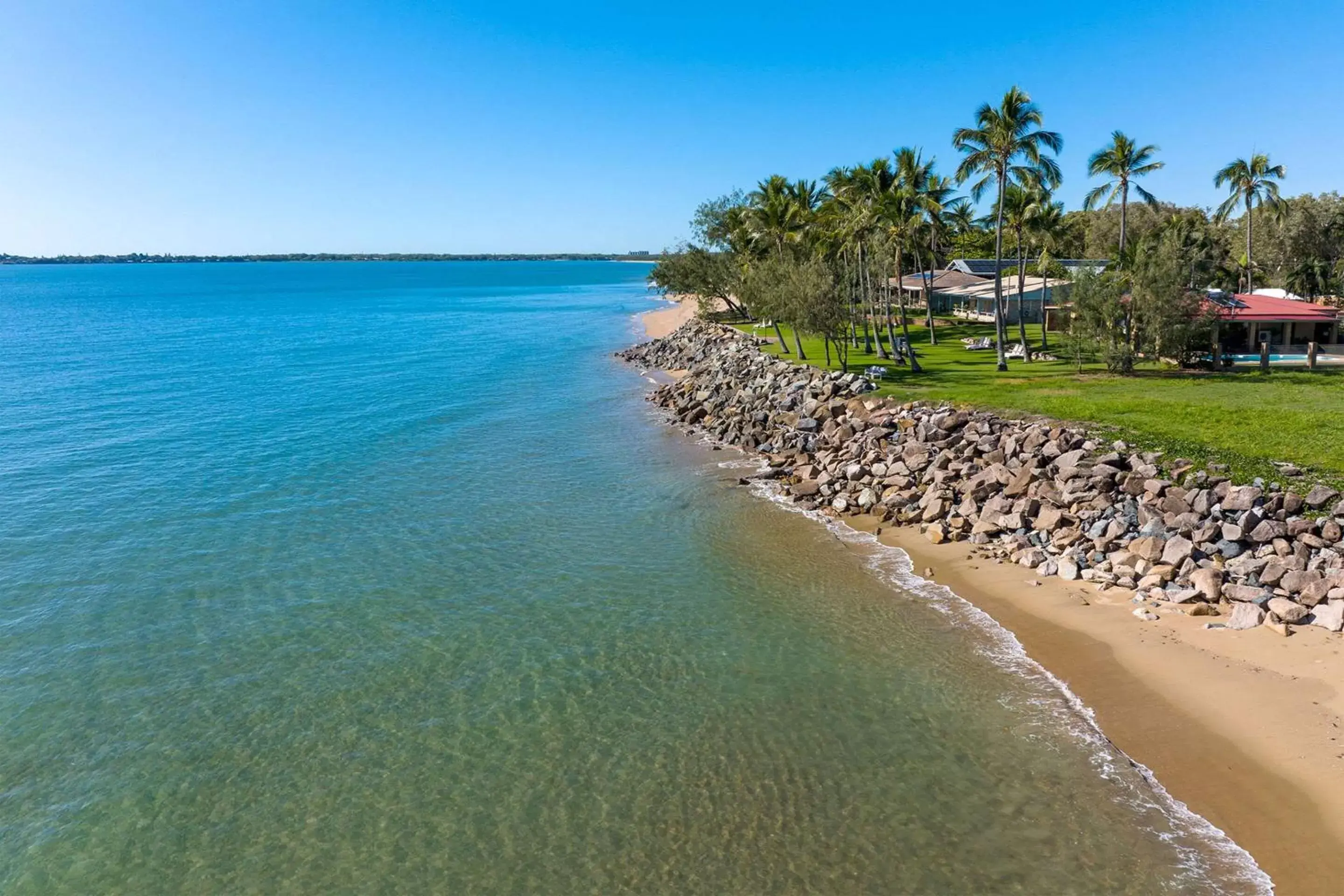 Property building, Beach in Comfort Resort Blue Pacific