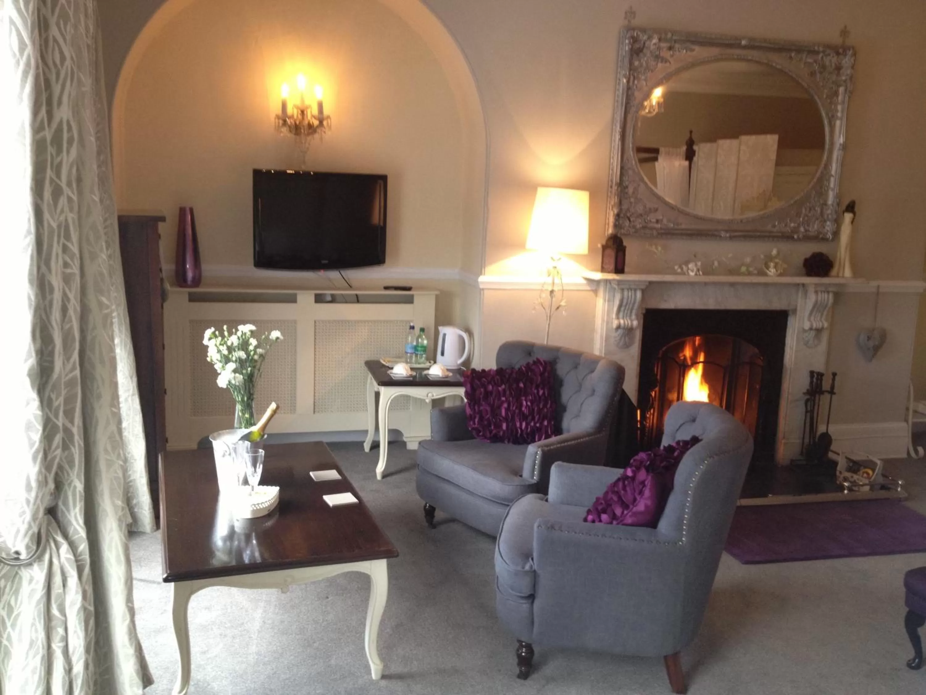Living room in The Castle House