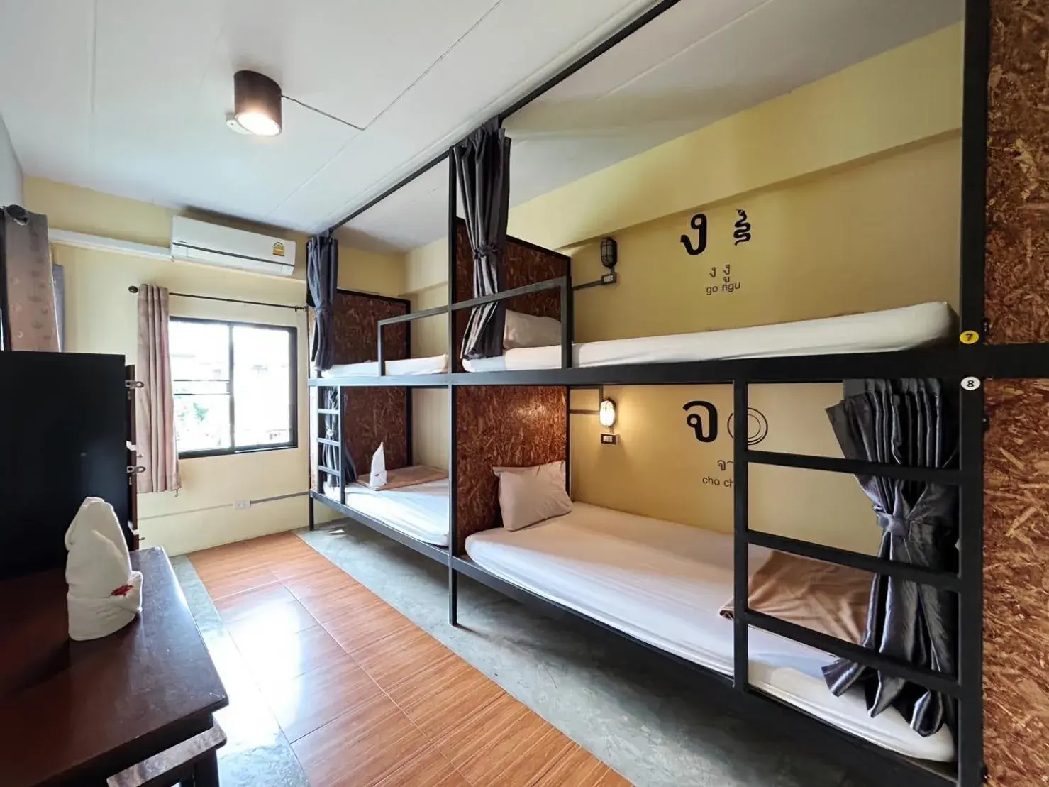 Bed, Bunk Bed in Hide Bangkok Hostel