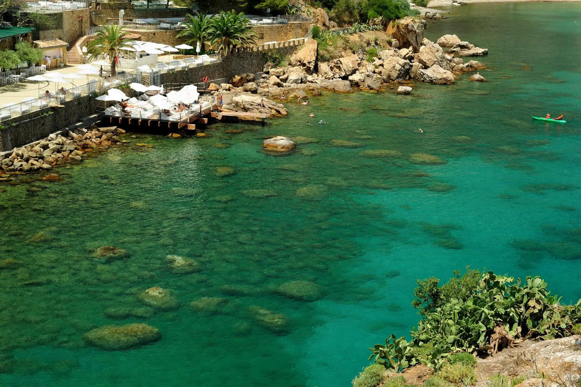 Beach, Bird's-eye View in Le Calette Garden & Bay