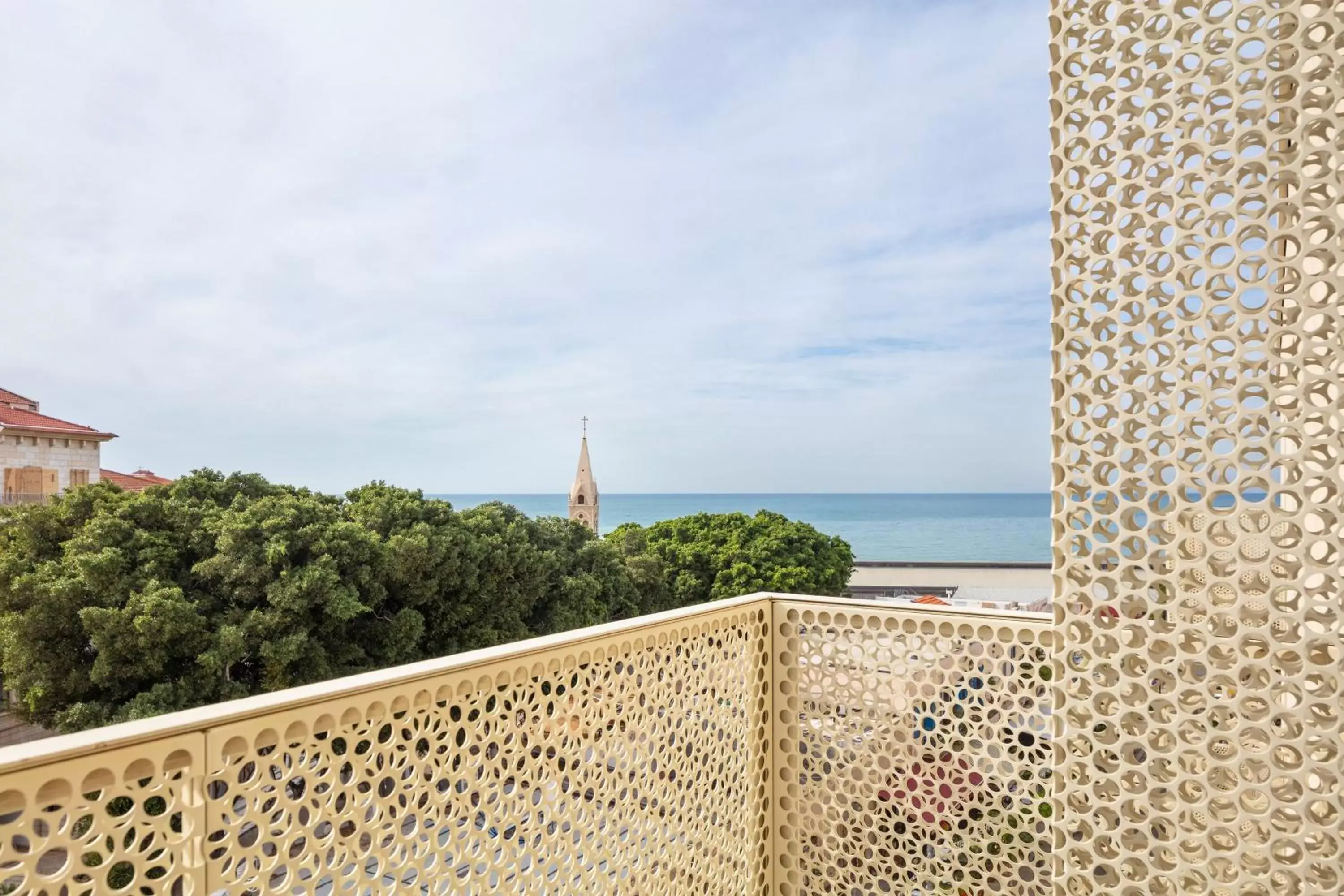 Bedroom, Balcony/Terrace in The Jaffa, a Luxury Collection Hotel, Tel Aviv