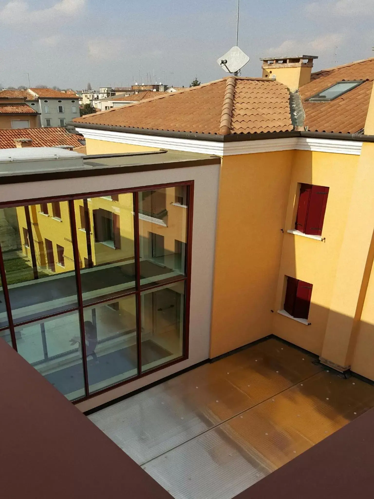 Bird's eye view, Balcony/Terrace in UNAWAY Ecohotel Villa Costanza Venezia