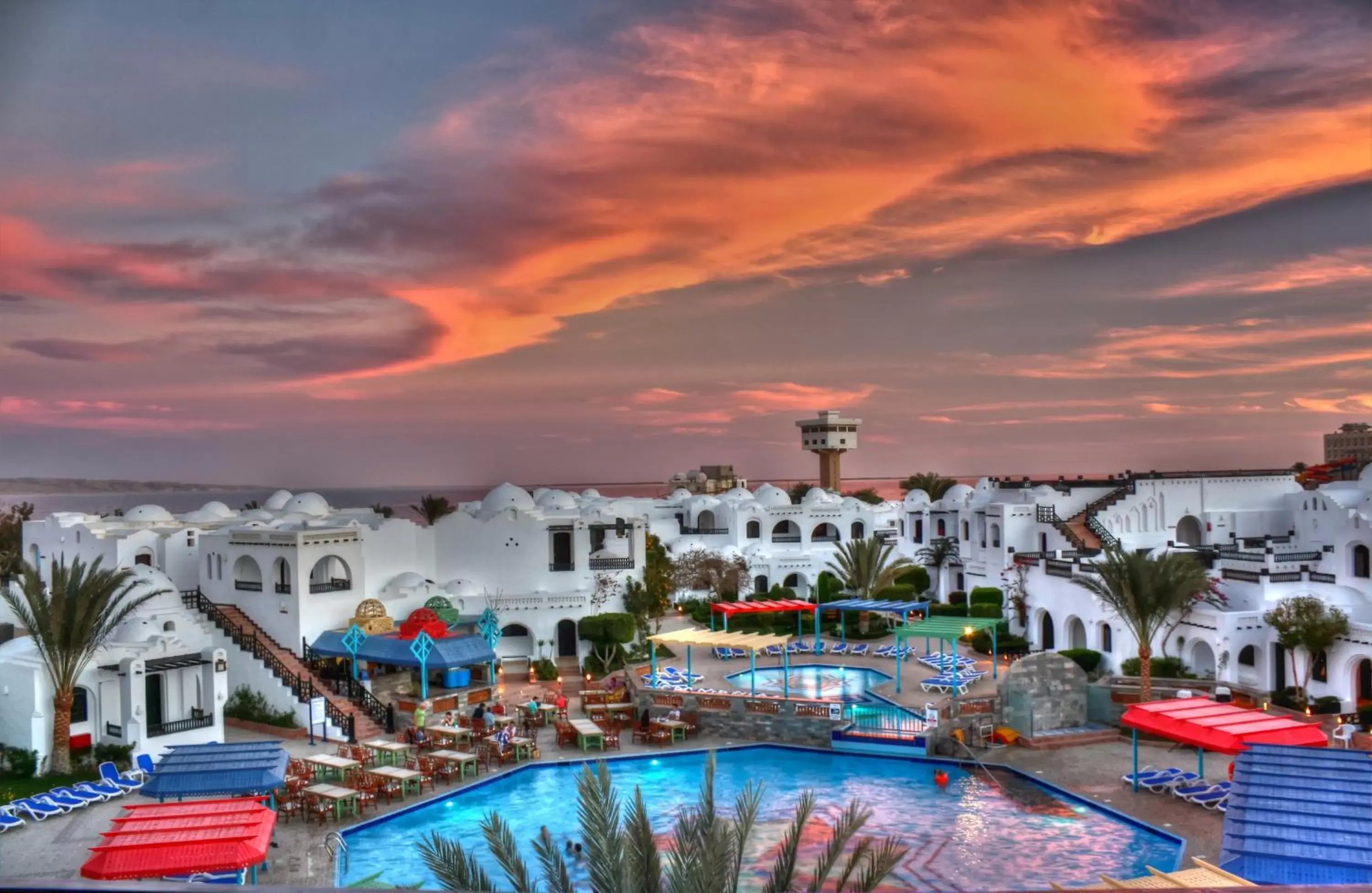 Pool view in Arabella Azur Resort