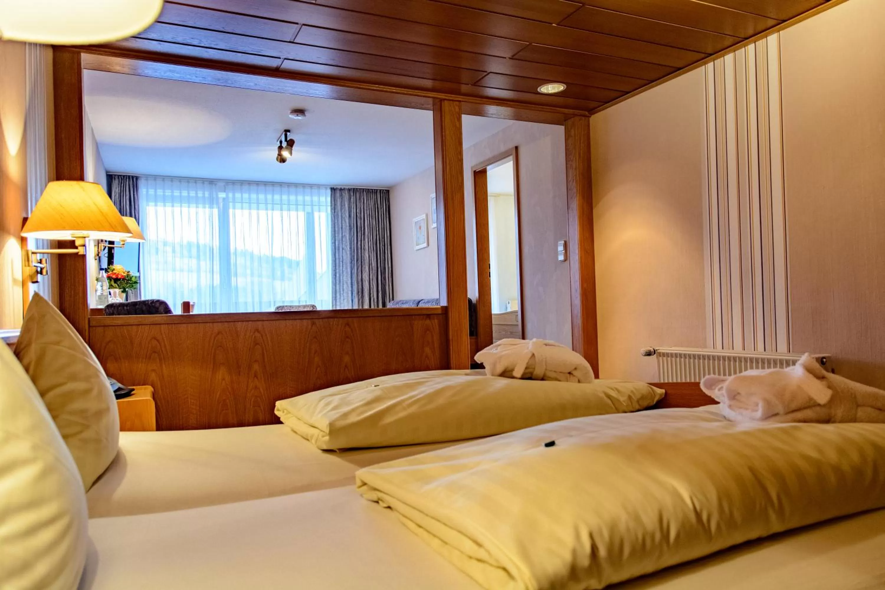 Photo of the whole room, Bed in Landhotel Henkenhof Willingen