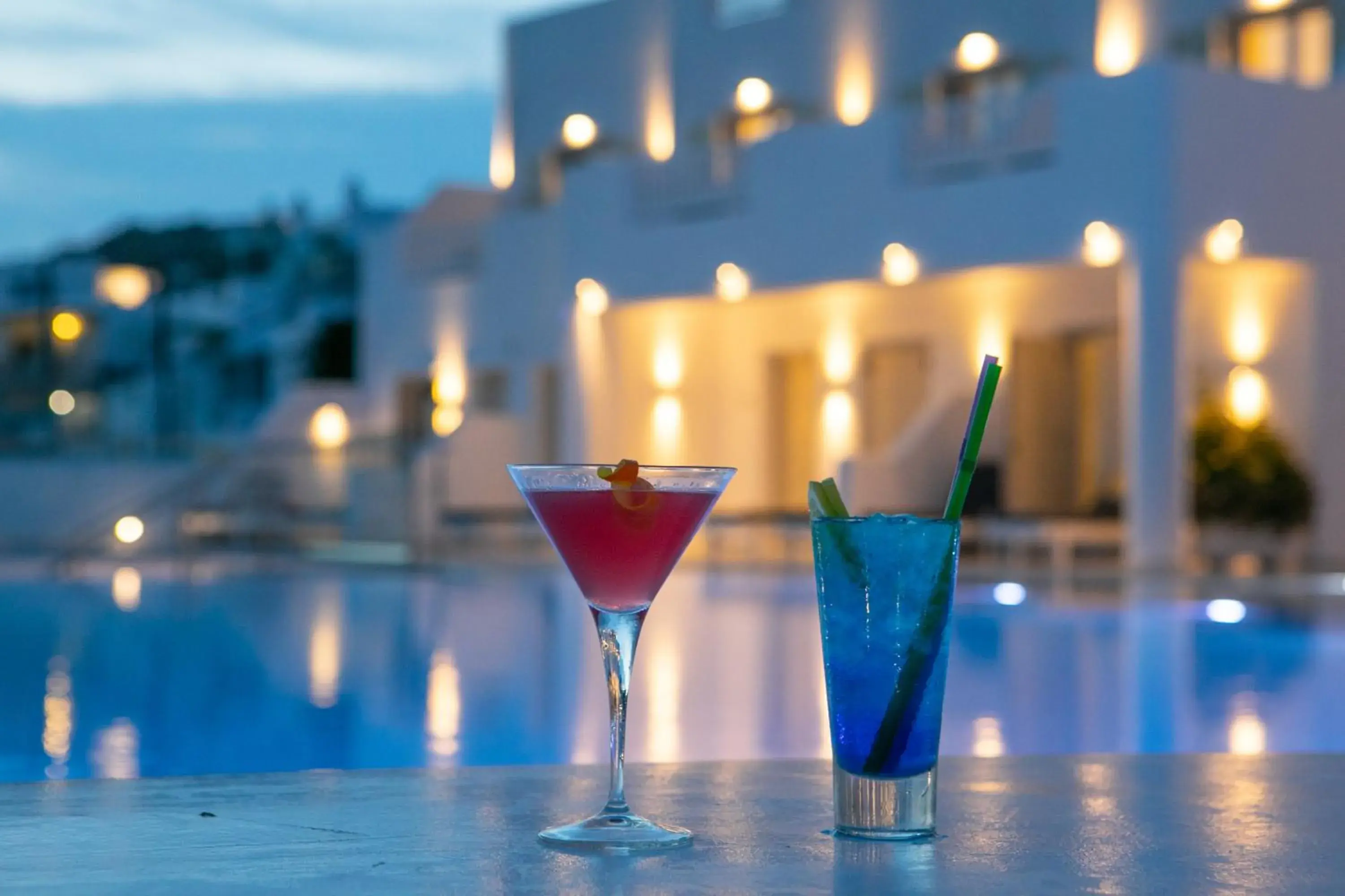 Alcoholic drinks in The George Hotel Mykonos