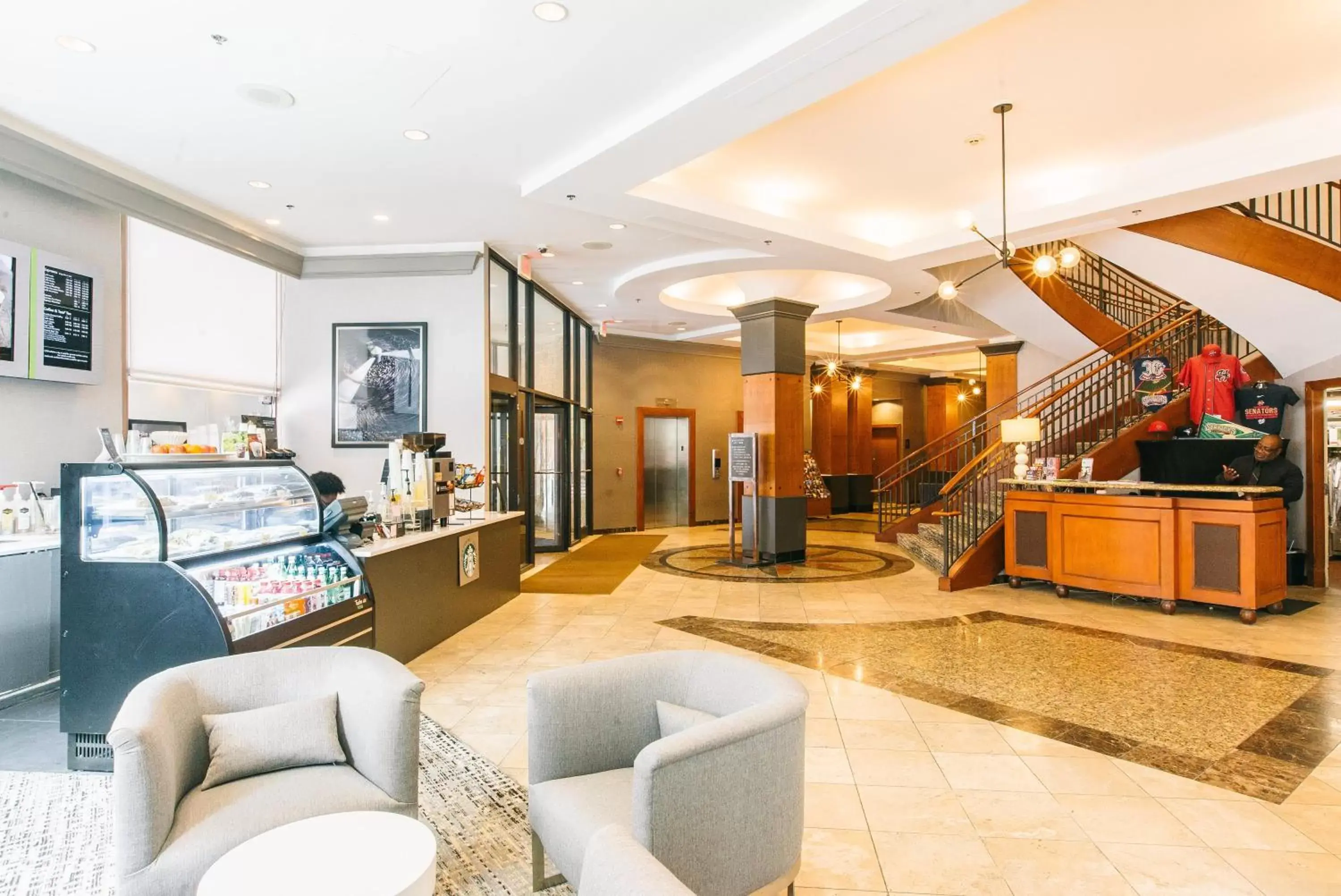 Property building, Lobby/Reception in Crowne Plaza Hotel Harrisburg-Hershey, an IHG Hotel