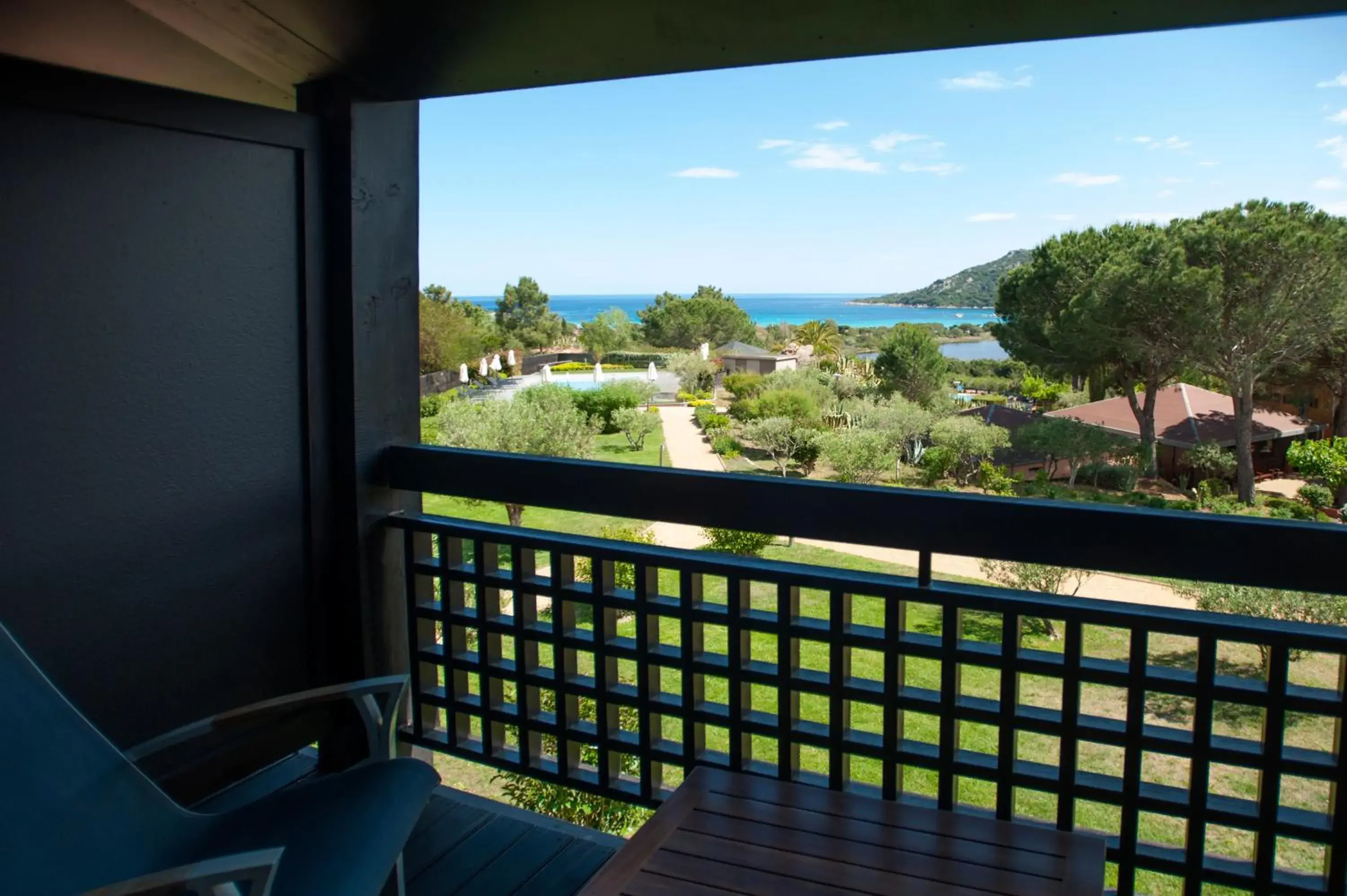 Balcony/Terrace in Hôtel Castell'Verde