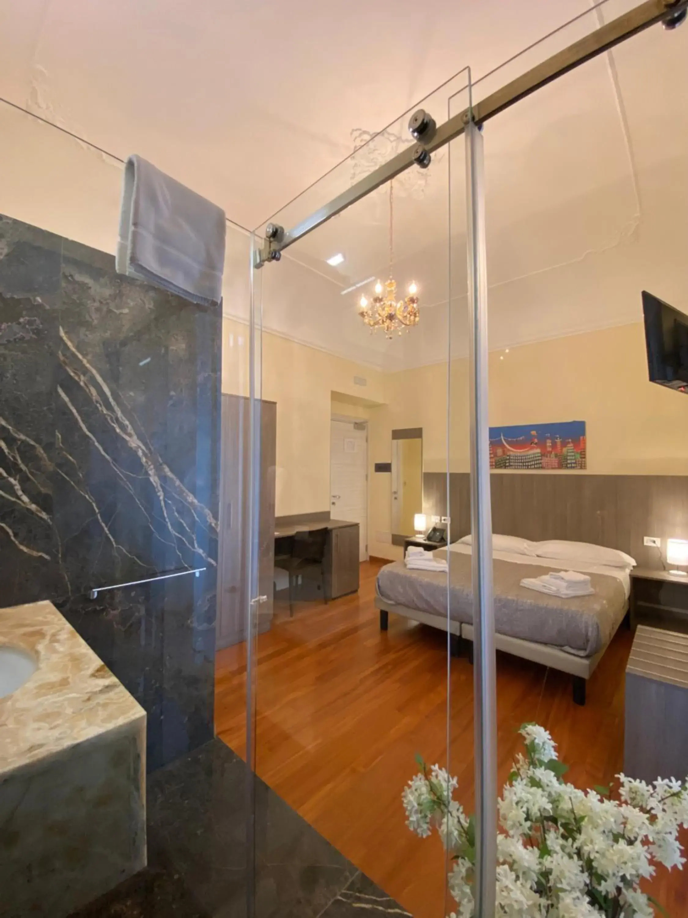 Bed in 55 Aira Hotel Bed in 55 Aira Hotel