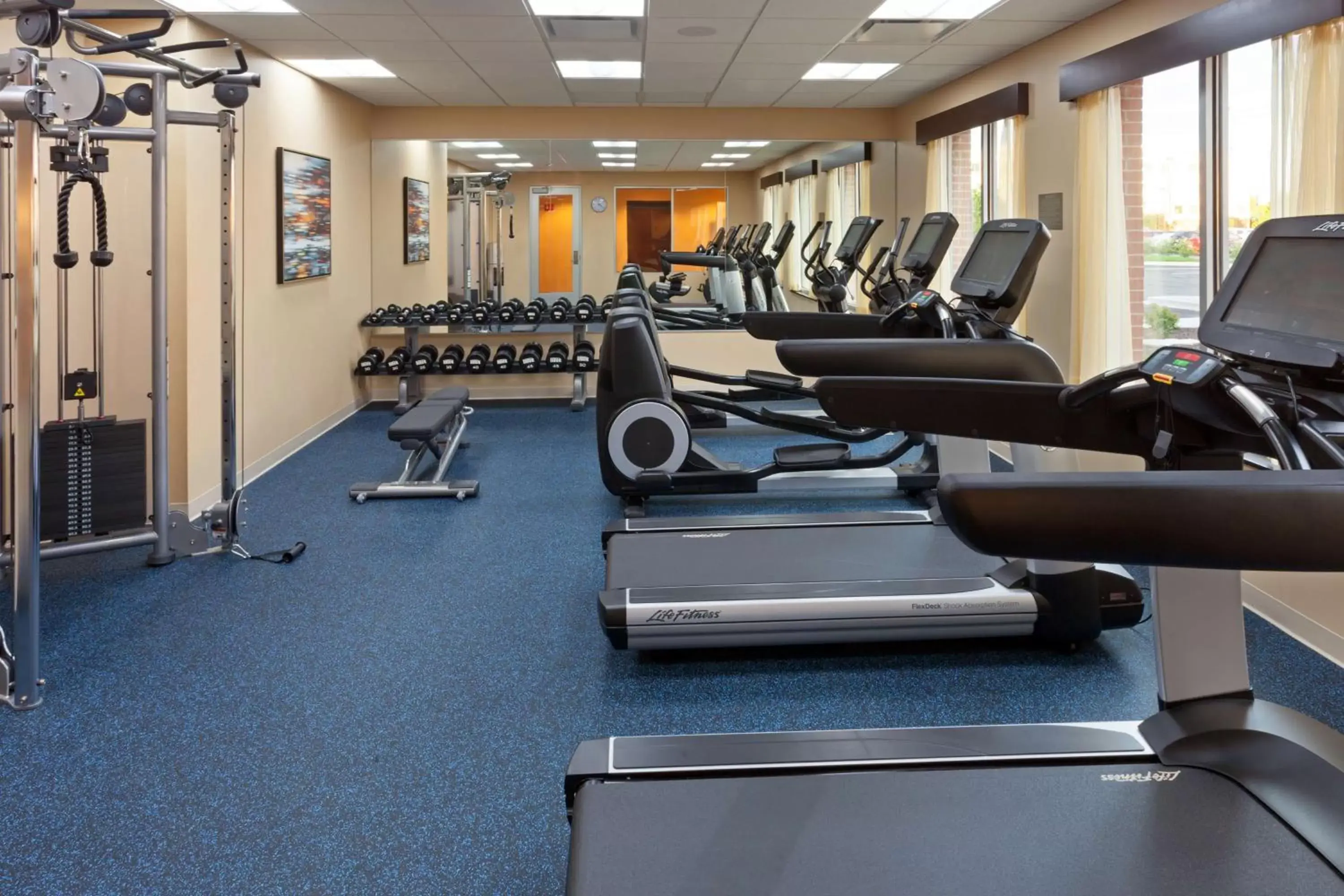 Fitness centre/facilities in Hyatt Place Chicago Midway Airport