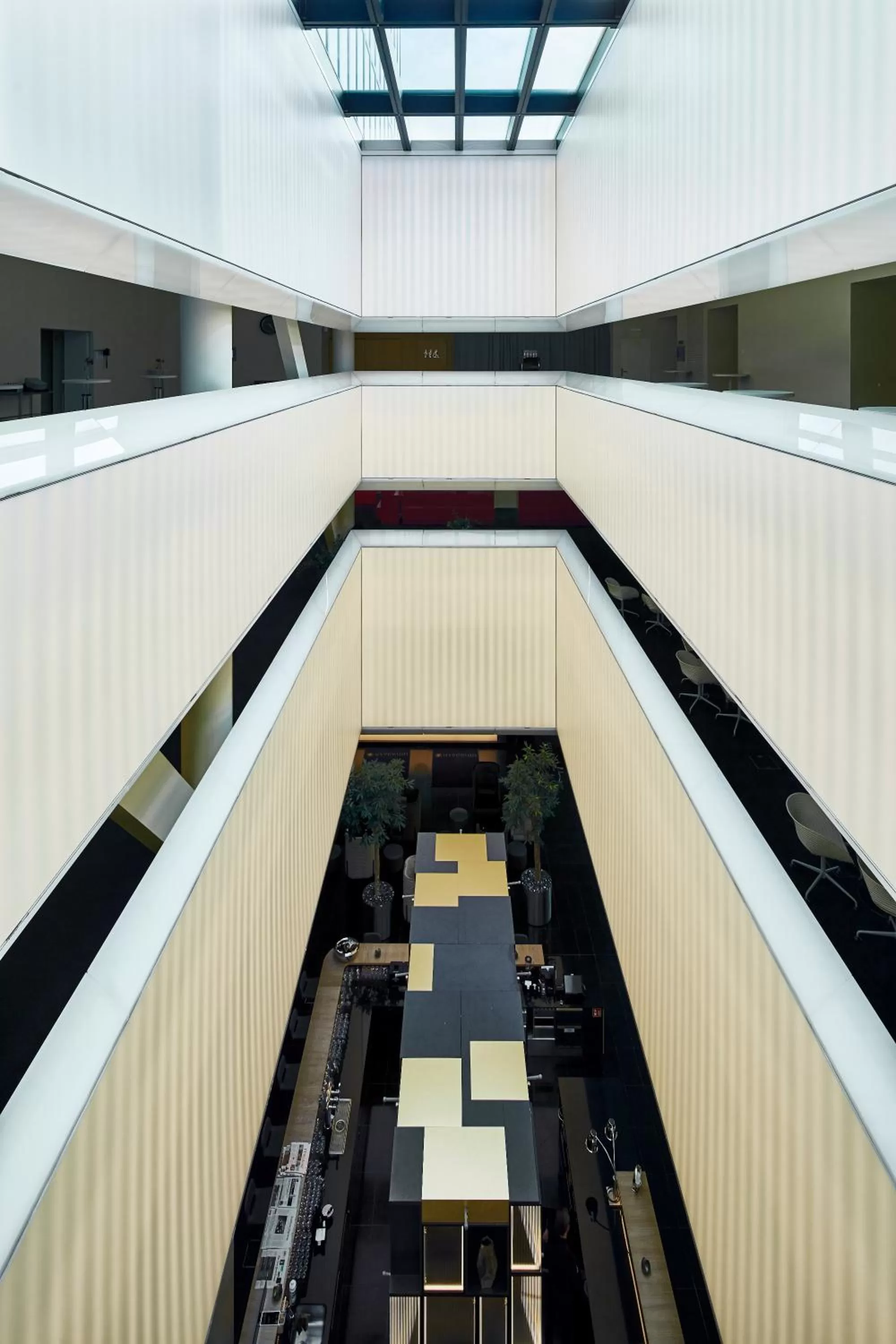 Decorative detail in HYPERION Hotel Basel