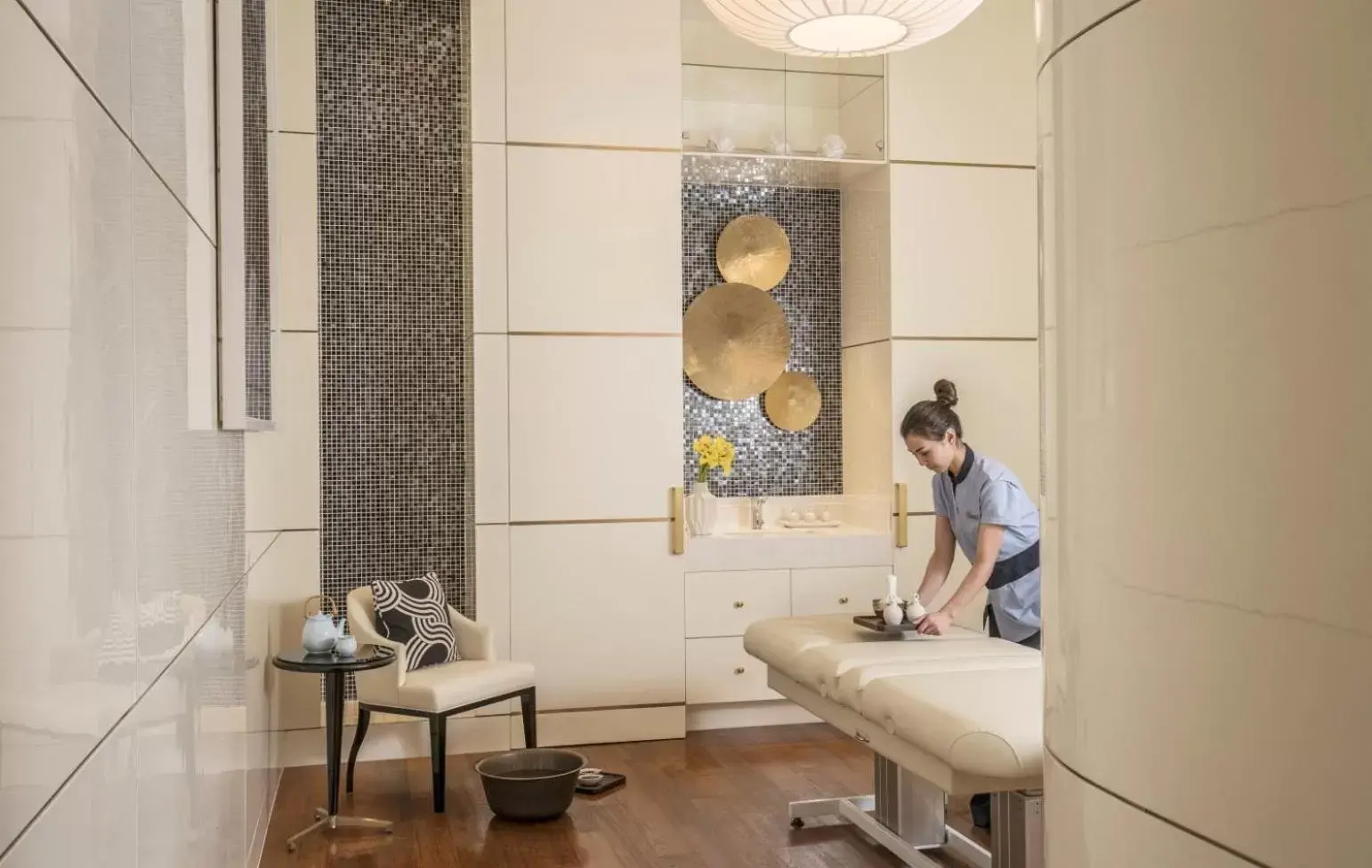 Spa and wellness centre/facilities in Four Seasons Hotel Tianjin Spa and wellness centre/facilities in Four Seasons Hotel Tianjin