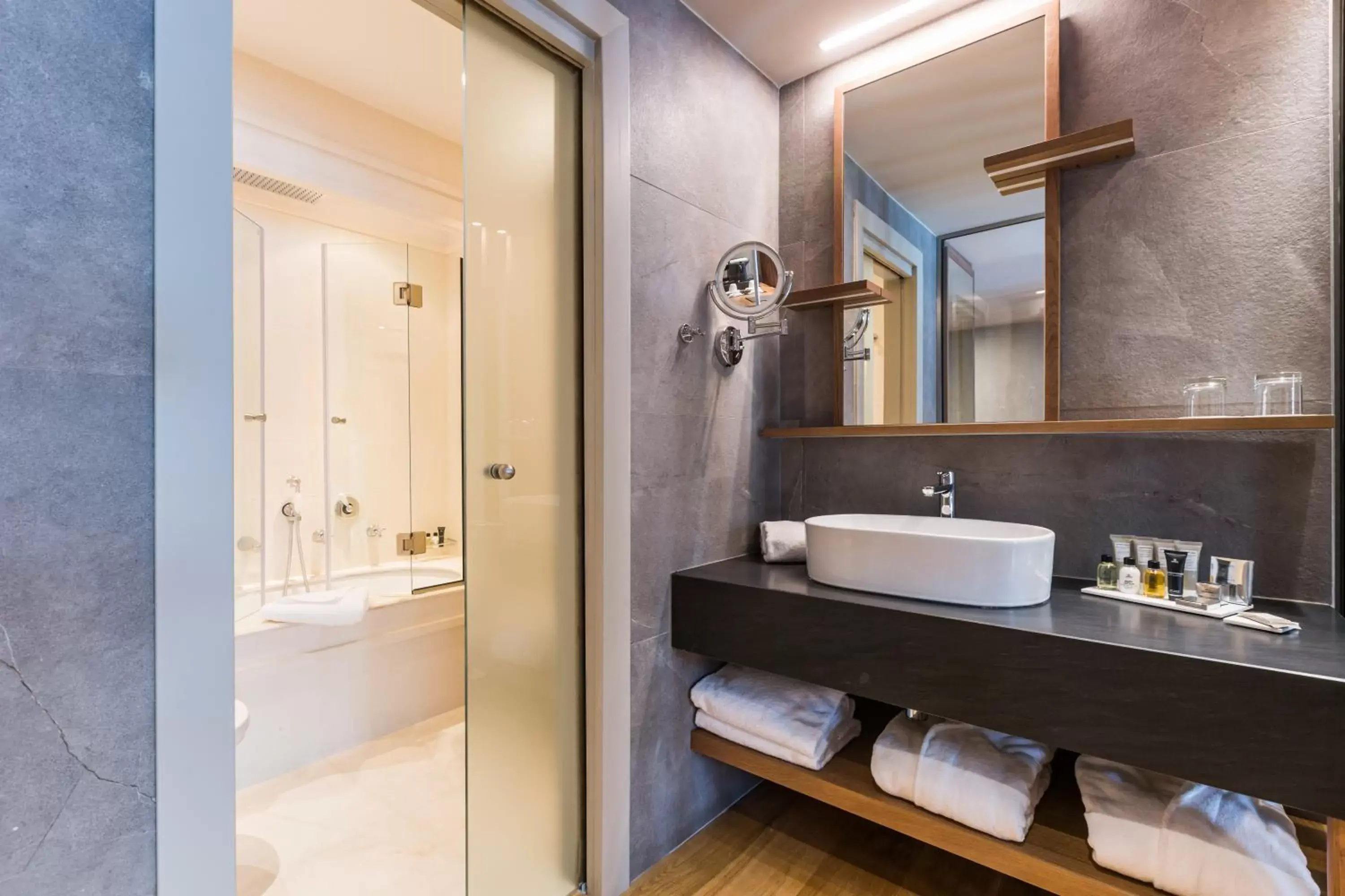 Bathroom in Grand Hotel Savoia Cortina d'Ampezzo, A Radisson Collection Hotel