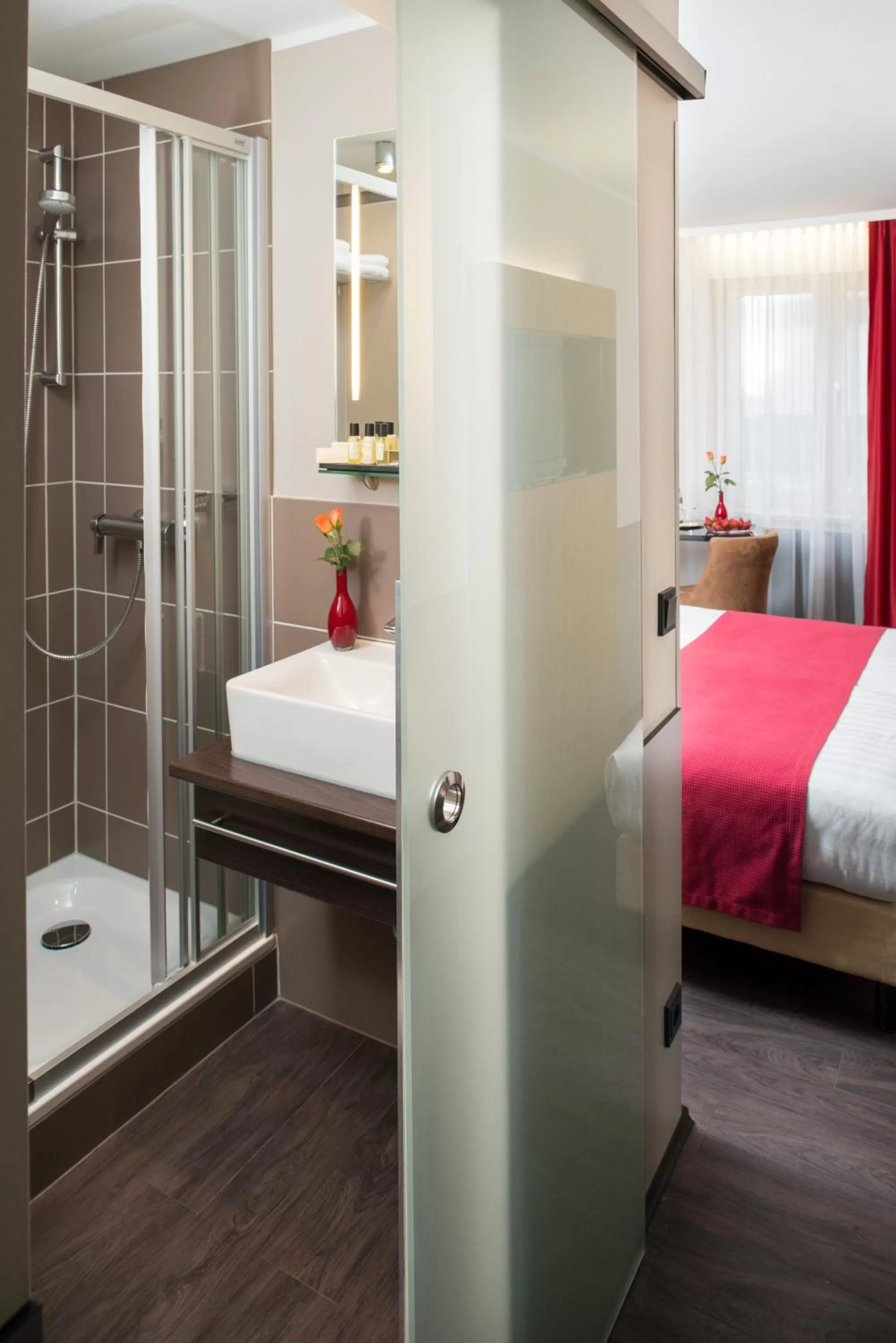 Decorative detail, Bed in Hotel Munich City