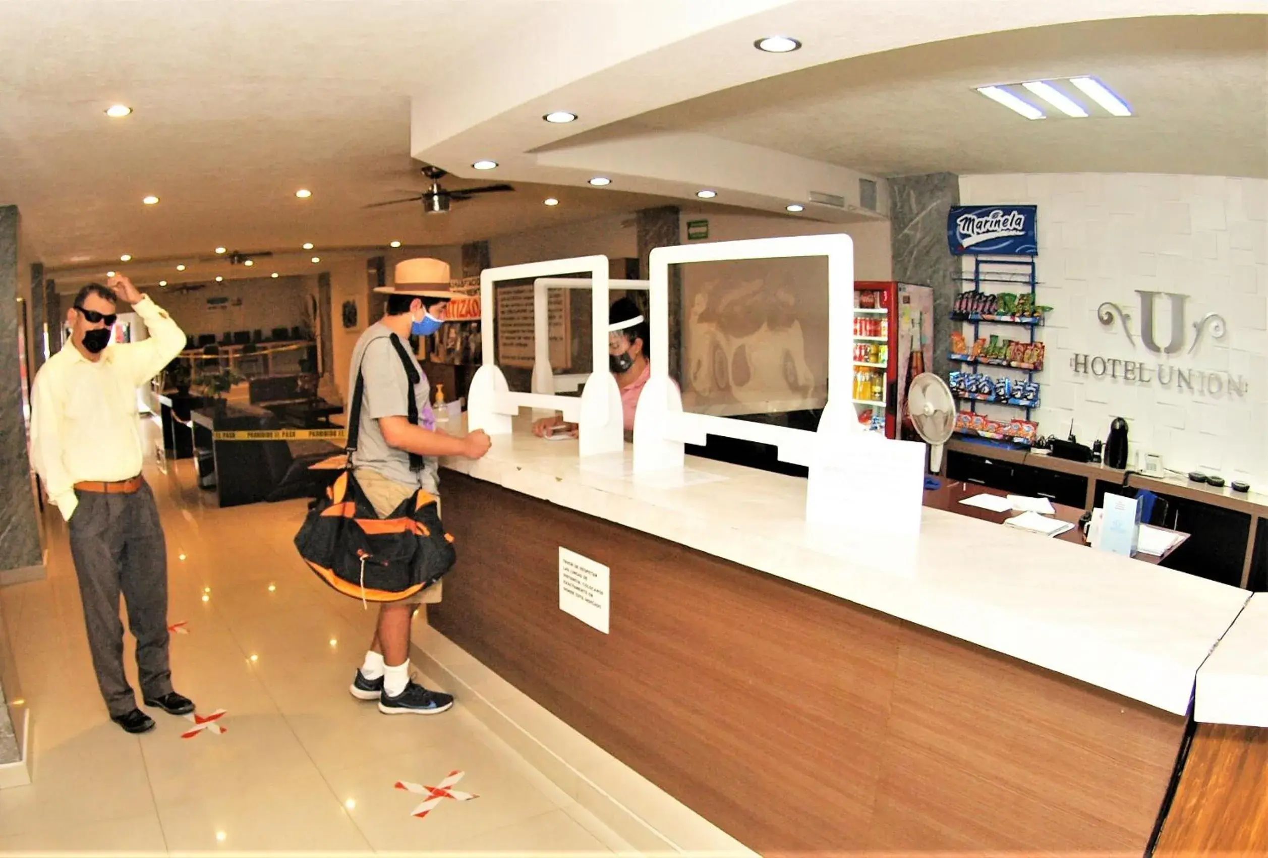 Lobby or reception in Hotel Union