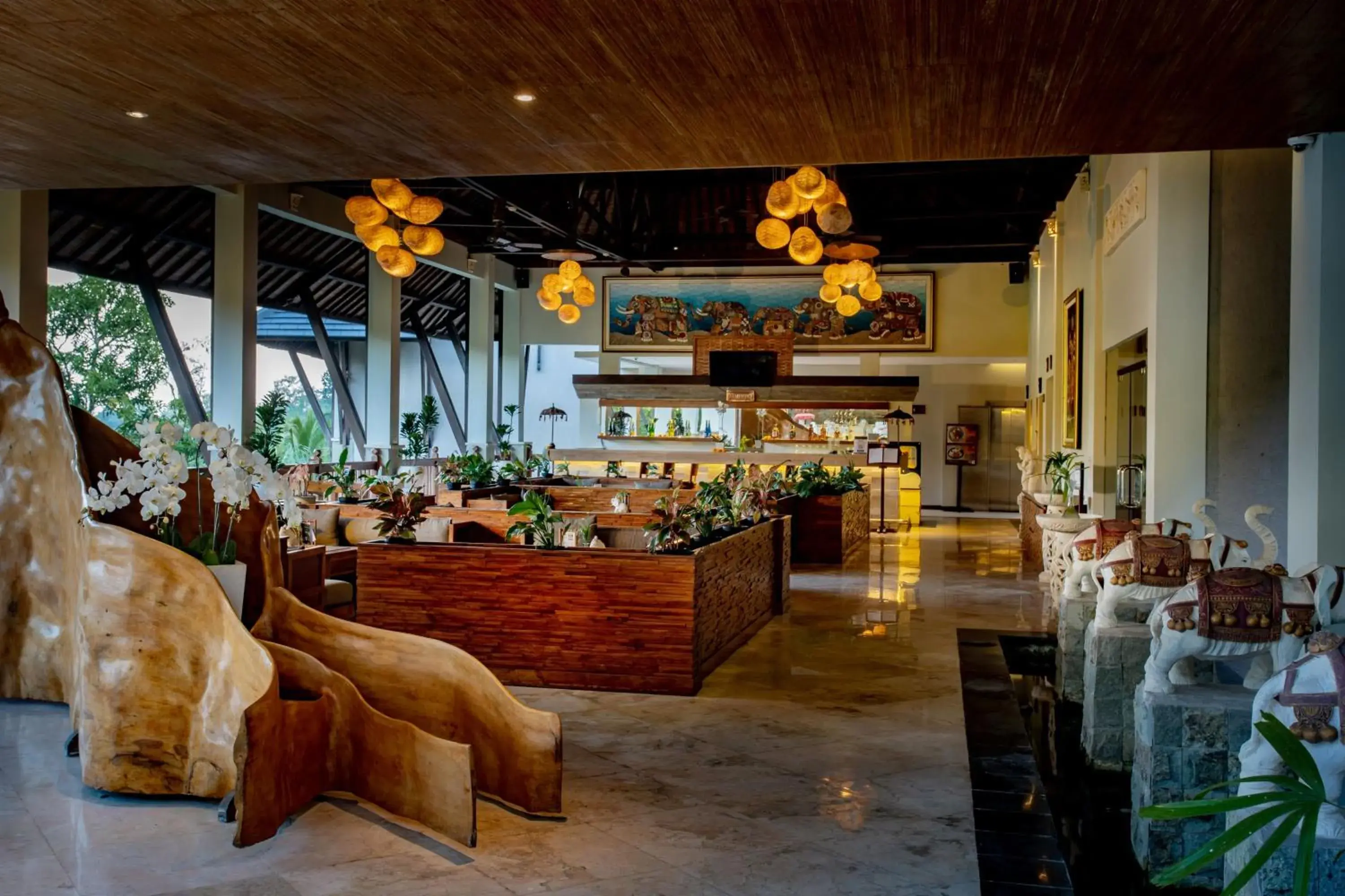 Lobby or reception in The Lokha Ubud Resort Villas and Spa