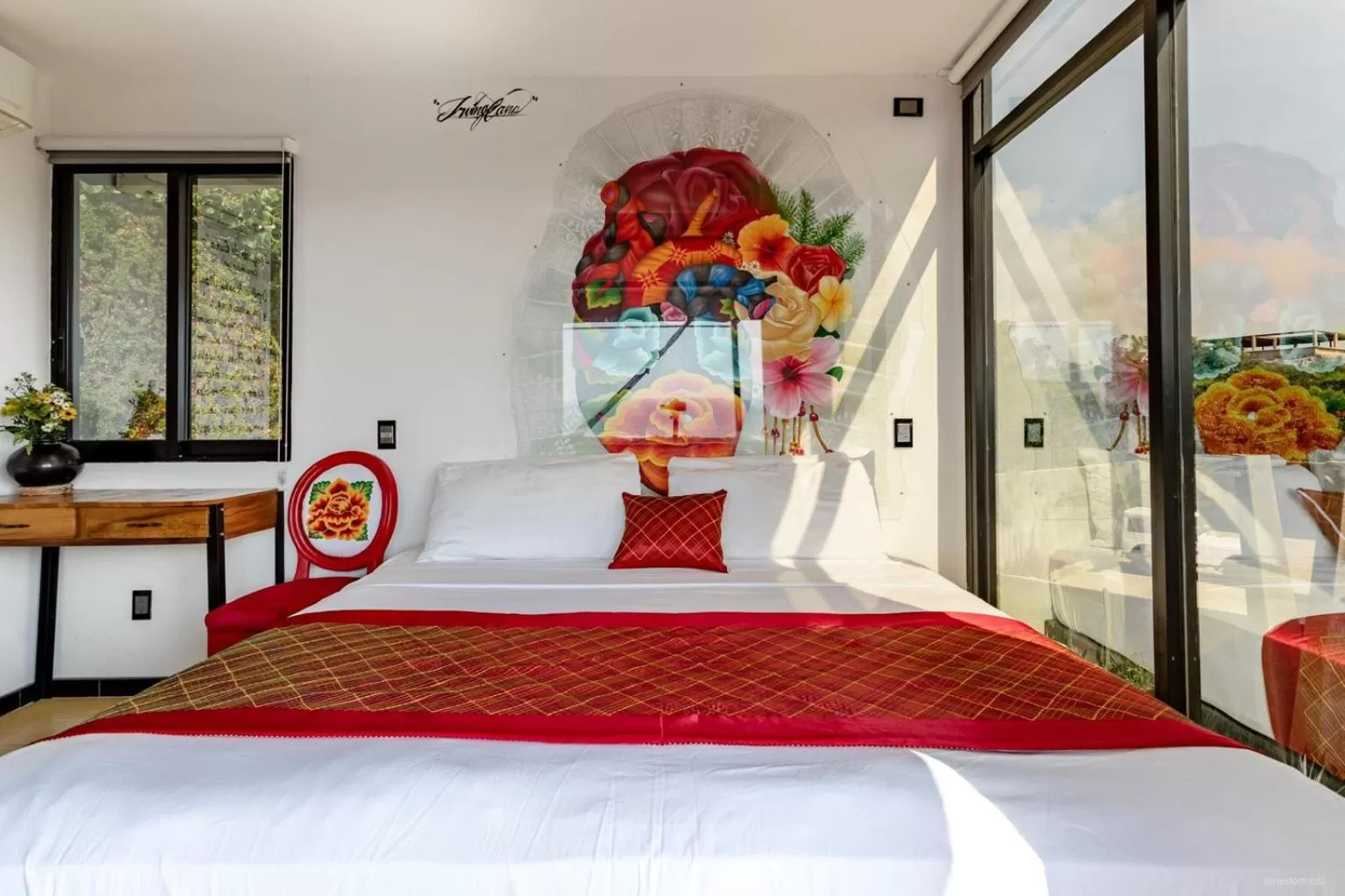 Bed in Cabane Container Hotel - ADULTS ONLY